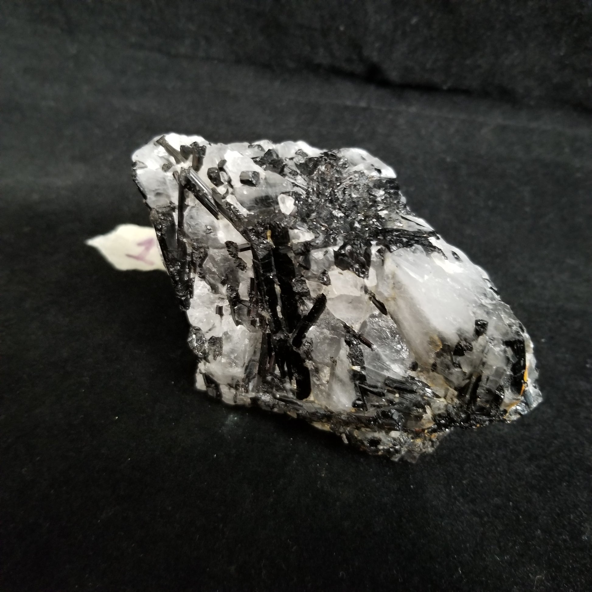 Black Tourmaline Tourmalinated Quartz Raw Healing Crystal Stone Enlightenment 450g (BTQ1) Simply CBD LLC