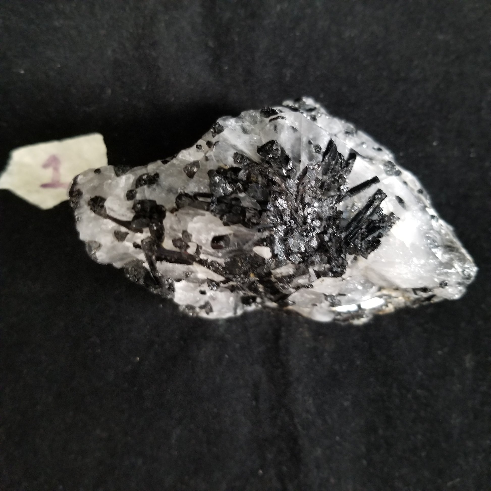 Black Tourmaline Tourmalinated Quartz Raw Healing Crystal Stone Enlightenment 450g (BTQ1) Simply CBD LLC