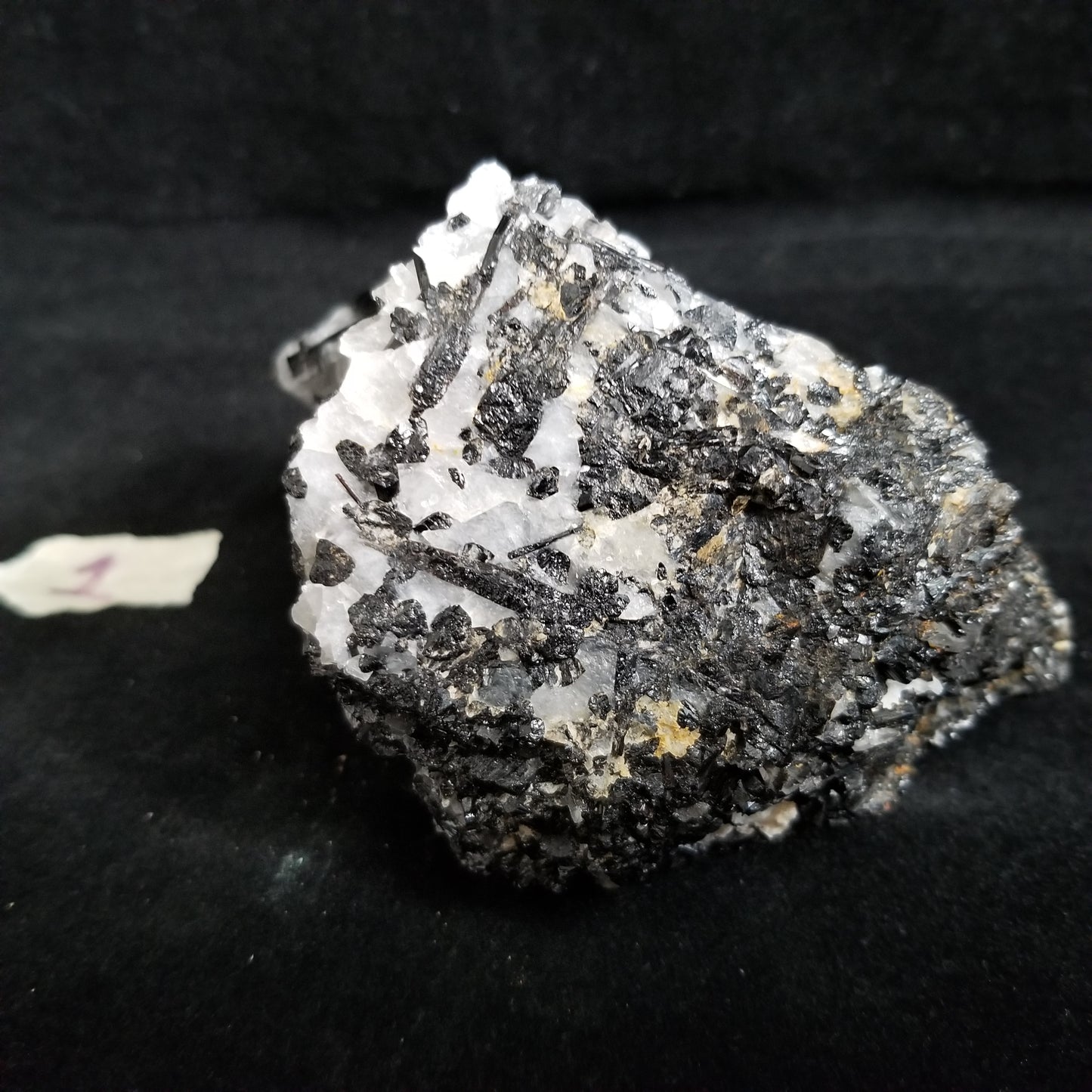 Black Tourmaline Tourmalinated Quartz Raw Healing Crystal Stone Enlightenment 450g (BTQ1) Simply CBD LLC