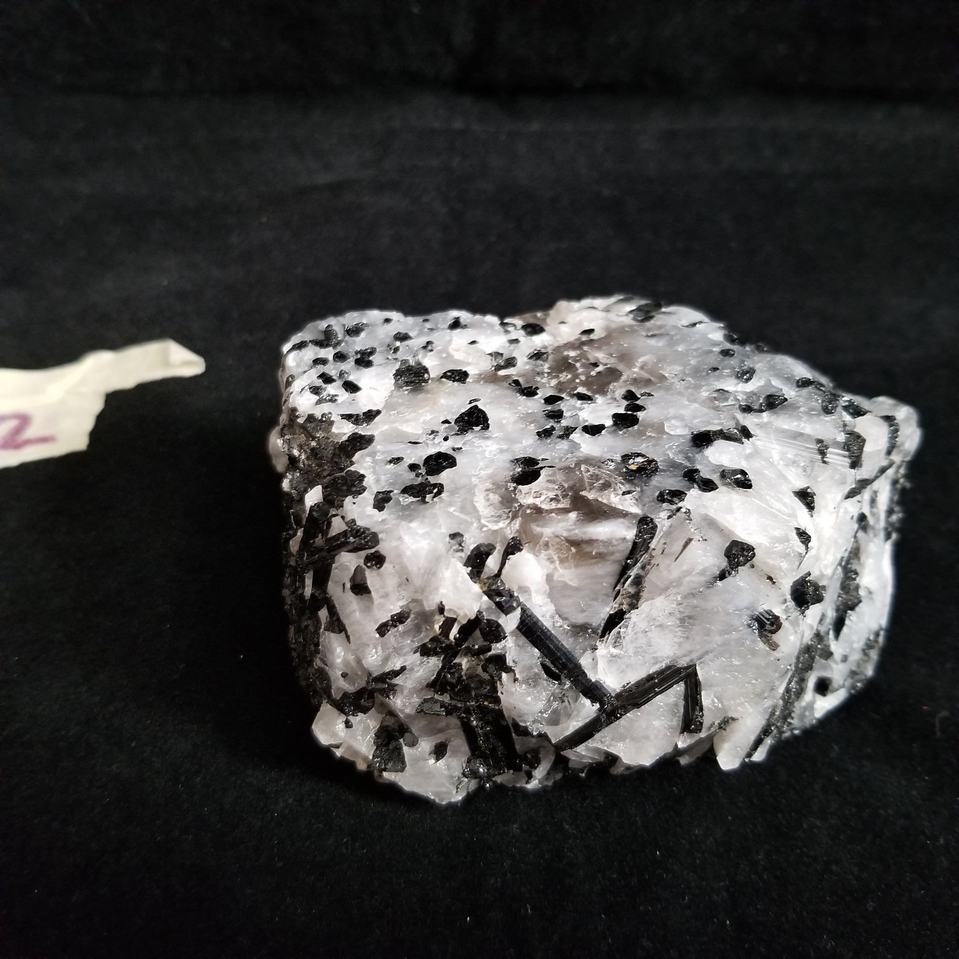 Black Tourmaline Tourmalinated Quartz Raw Healing Crystal Stone Enlightenment 530g (BTQ2) Simply CBD LLC