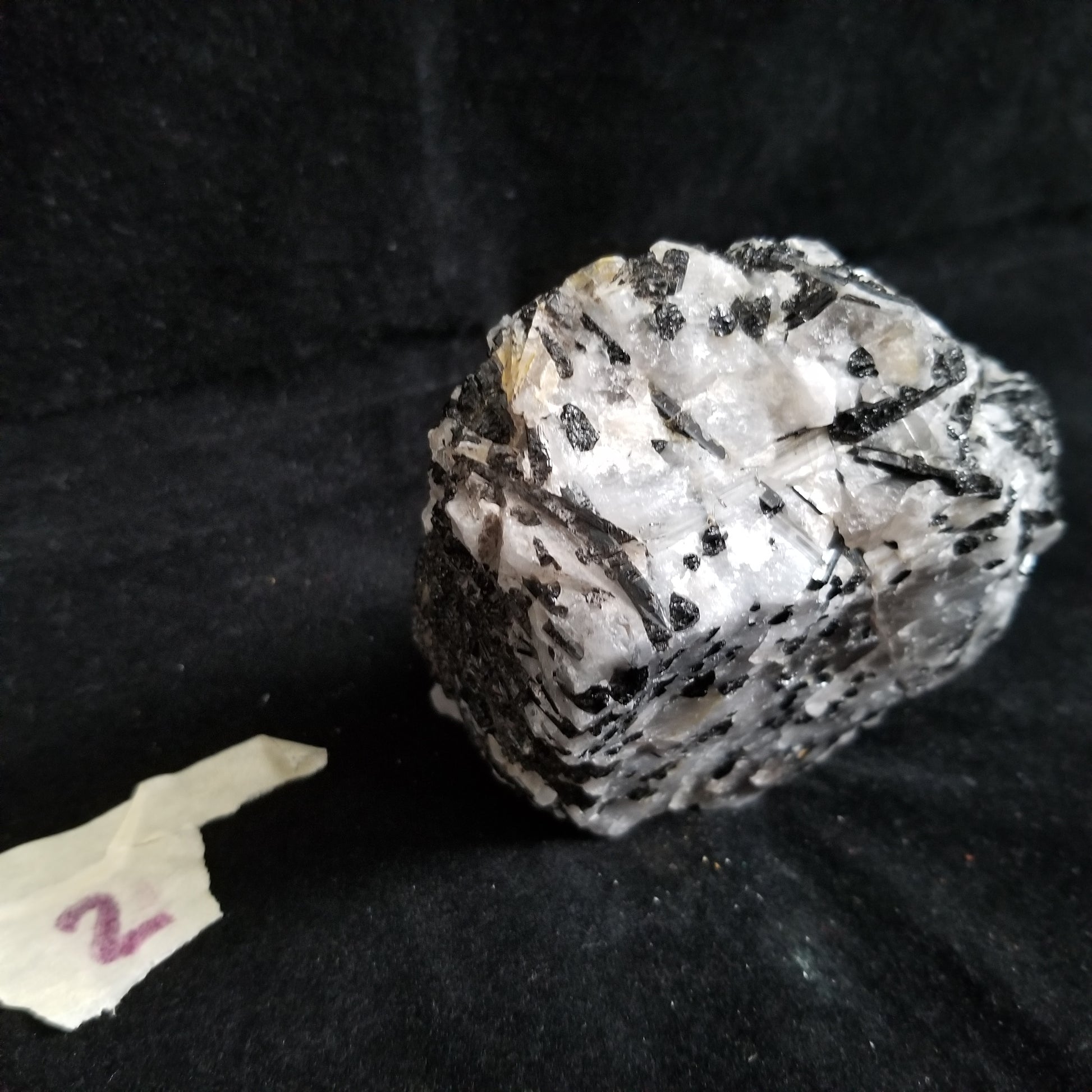 Black Tourmaline Tourmalinated Quartz Raw Healing Crystal Stone Enlightenment 530g (BTQ2) Simply CBD LLC