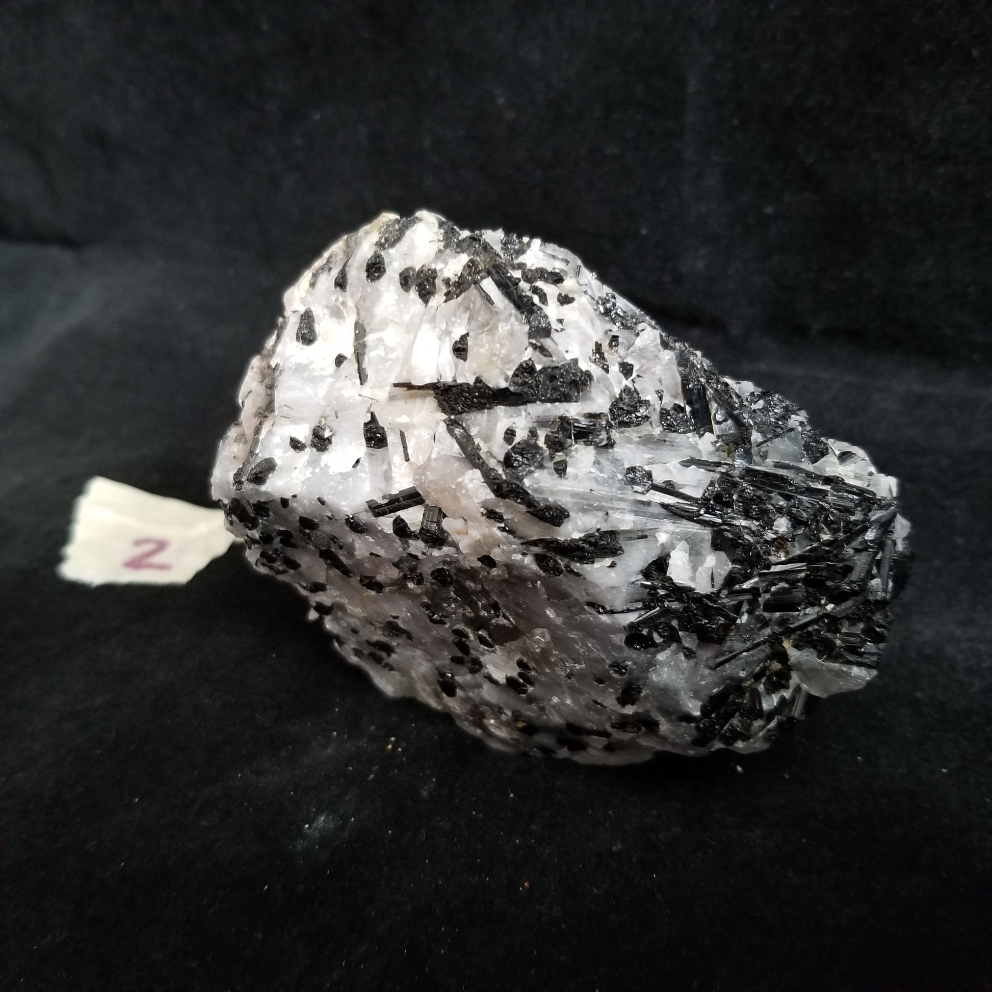 Black Tourmaline Tourmalinated Quartz Raw Healing Crystal Stone Enlightenment 530g (BTQ2) Simply CBD LLC