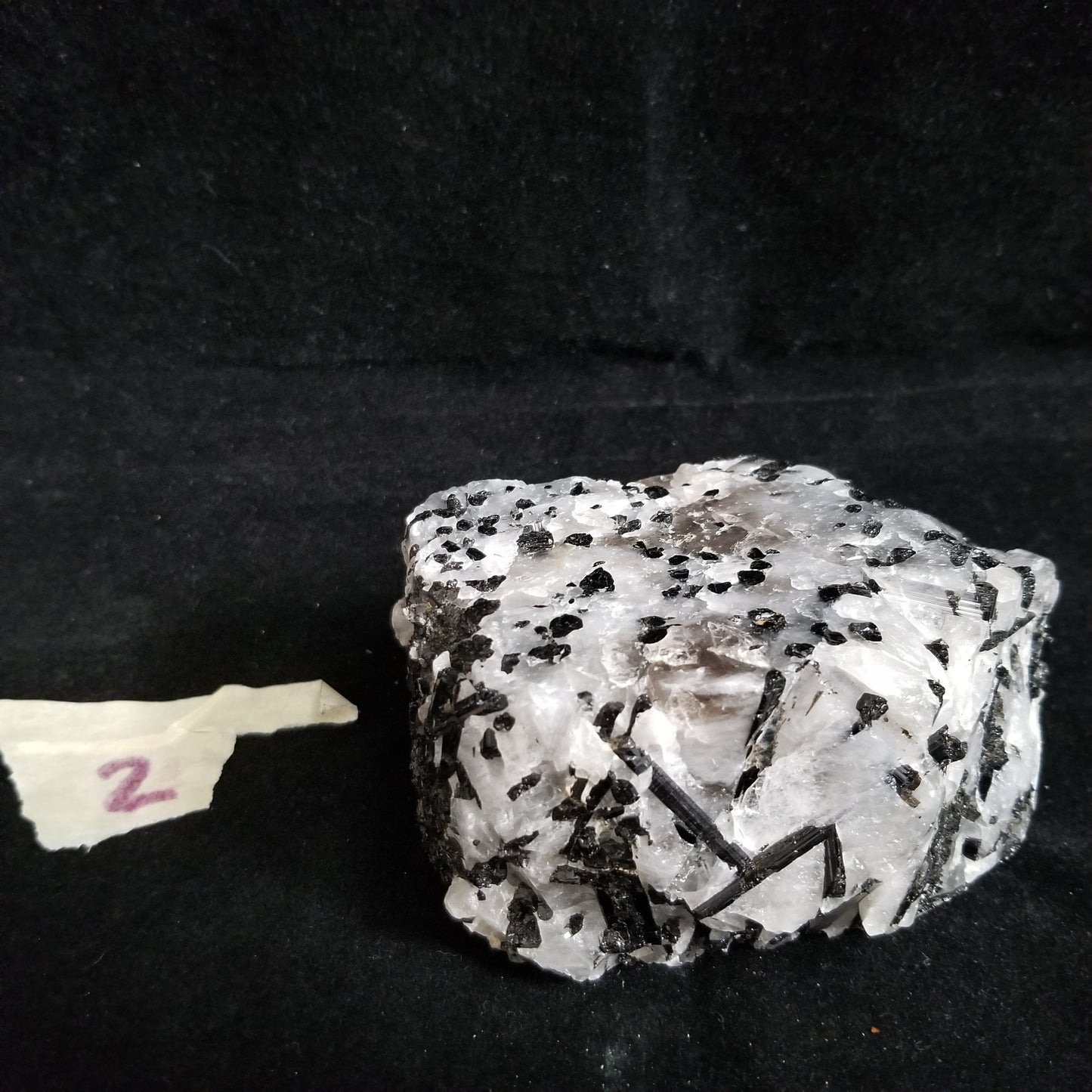 Black Tourmaline Tourmalinated Quartz Raw Healing Crystal Stone Enlightenment 530g (BTQ2) Simply CBD LLC