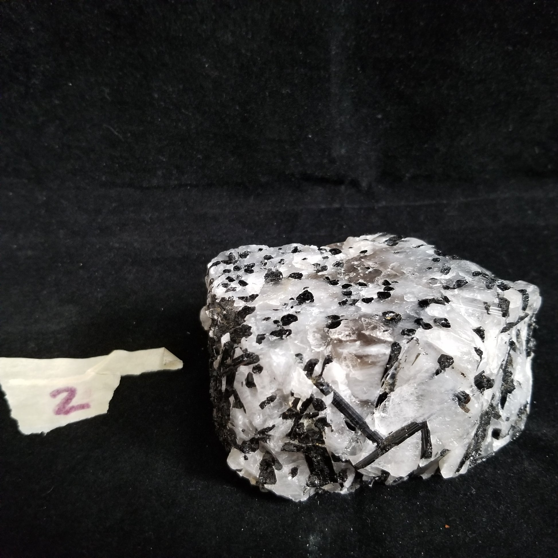 Black Tourmaline Tourmalinated Quartz Raw Healing Crystal Stone Enlightenment 530g (BTQ2) Simply CBD LLC