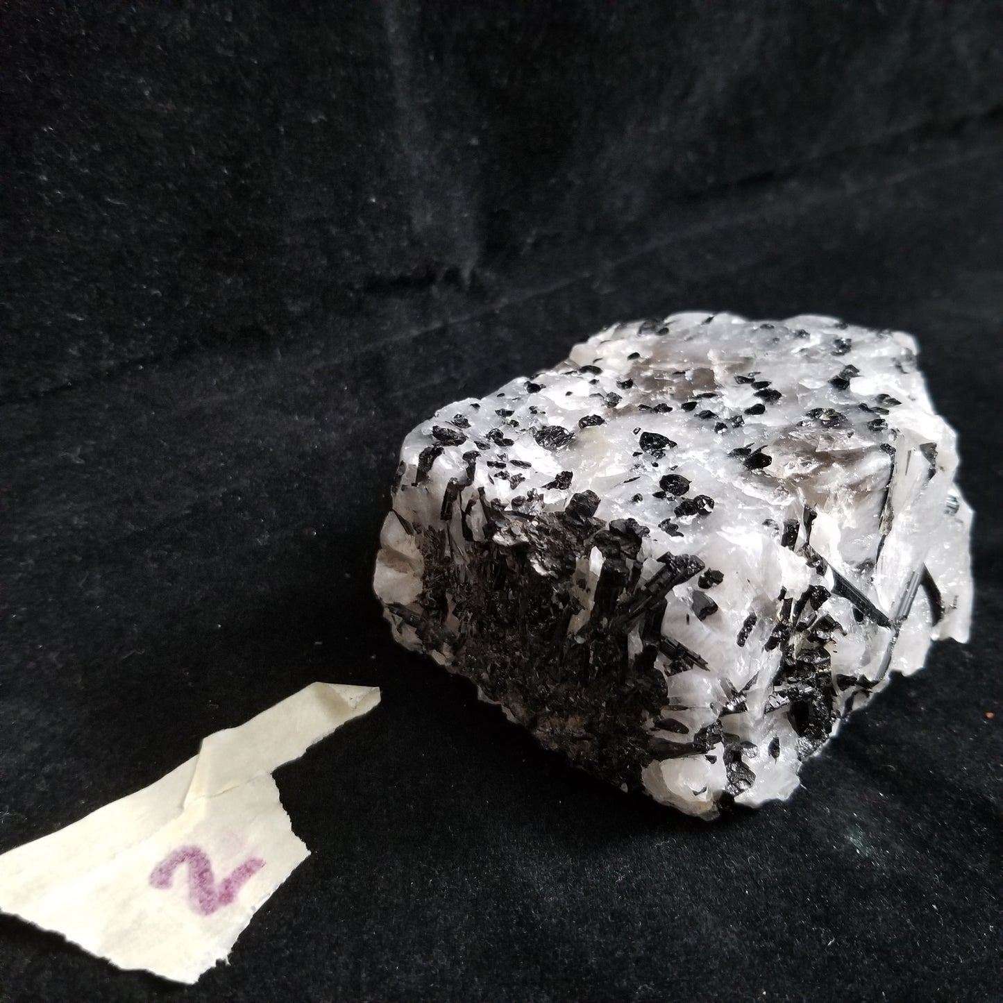 Black Tourmaline Tourmalinated Quartz Raw Healing Crystal Stone Enlightenment 530g (BTQ2) Simply CBD LLC