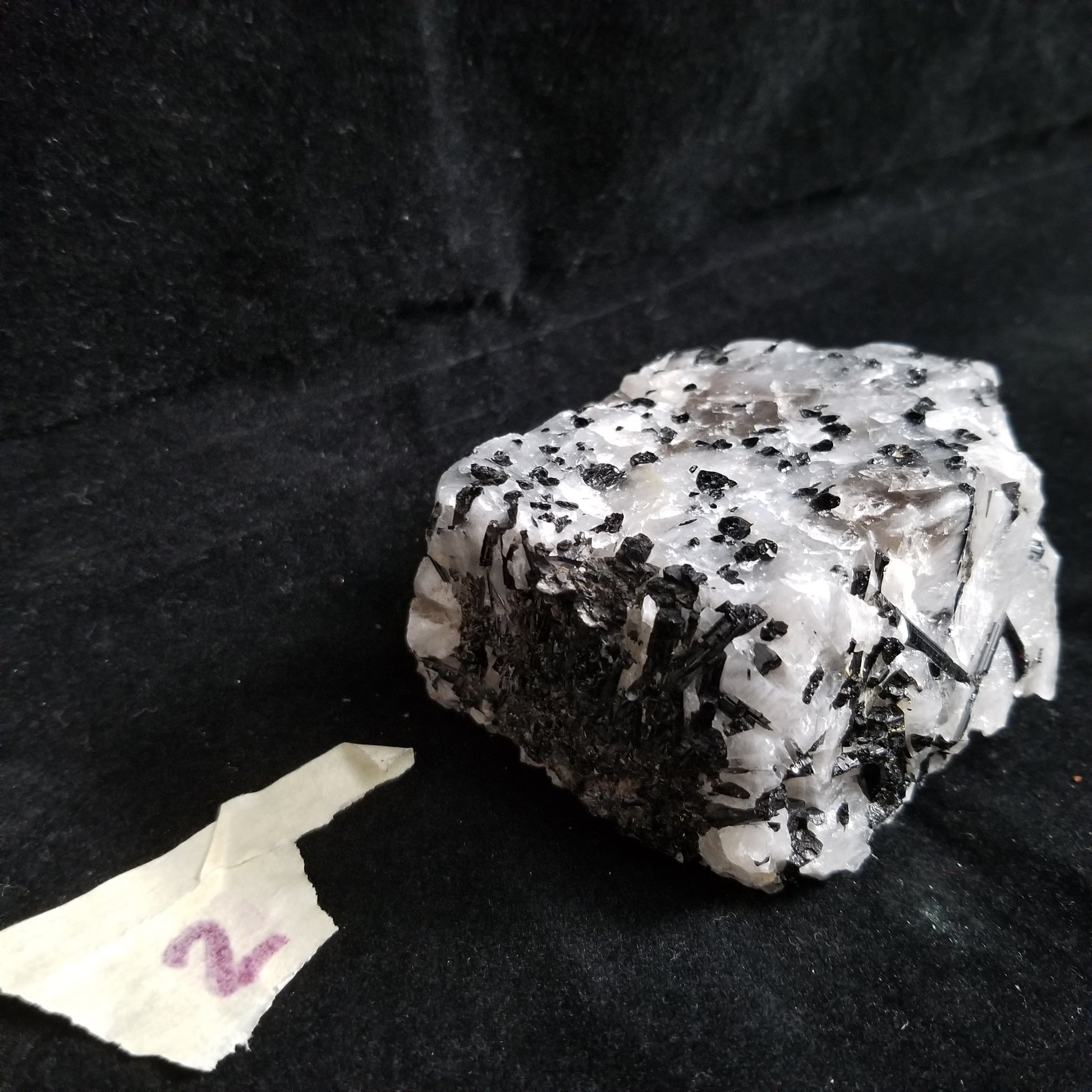 Black Tourmaline Tourmalinated Quartz Raw Healing Crystal Stone Enlightenment 530g (BTQ2) Simply CBD LLC