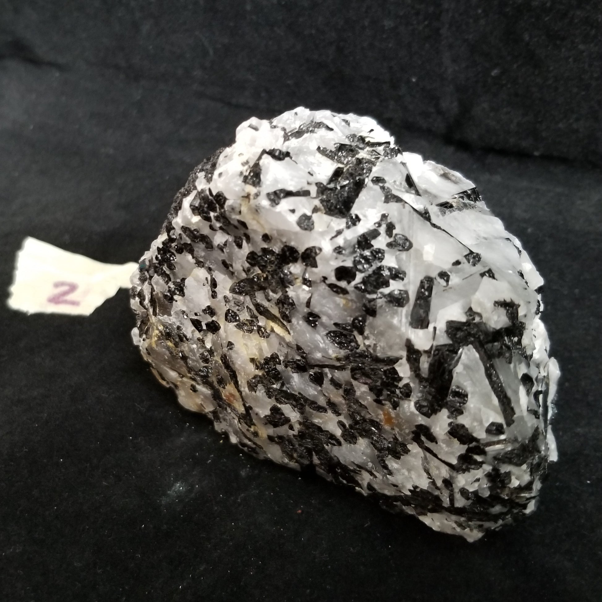 Black Tourmaline Tourmalinated Quartz Raw Healing Crystal Stone Enlightenment 530g (BTQ2) Simply CBD LLC