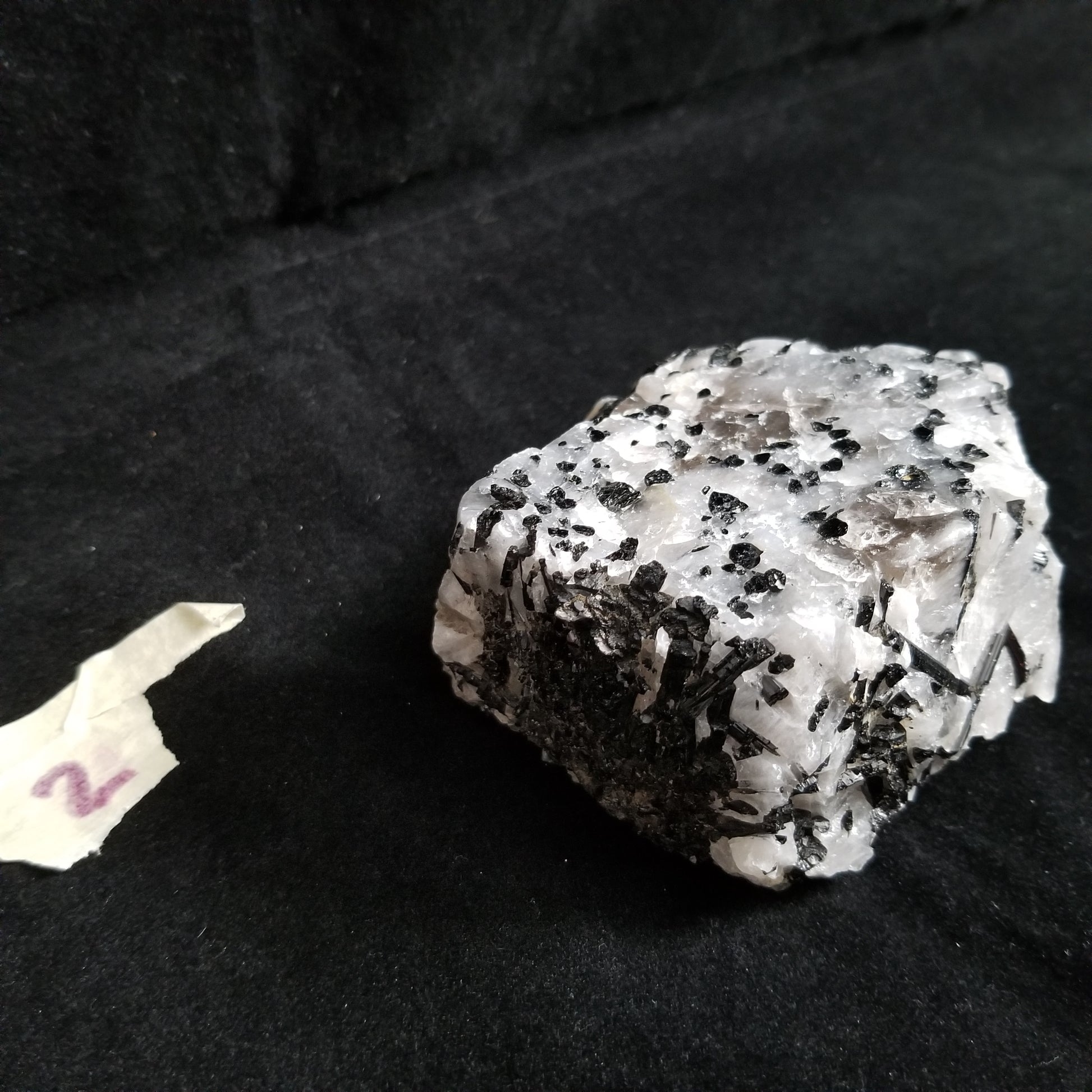Black Tourmaline Tourmalinated Quartz Raw Healing Crystal Stone Enlightenment 530g (BTQ2) Simply CBD LLC