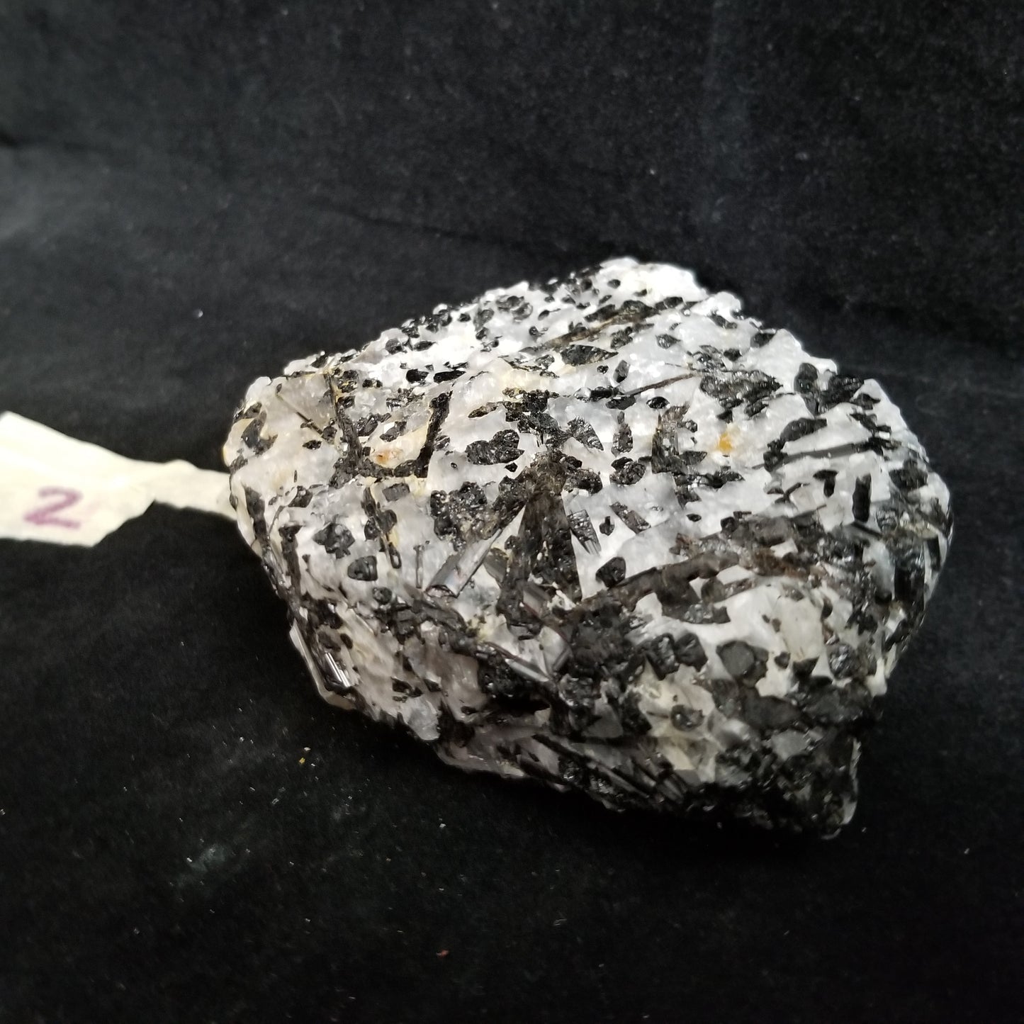 Black Tourmaline Tourmalinated Quartz Raw Healing Crystal Stone Enlightenment 530g (BTQ2) Simply CBD LLC