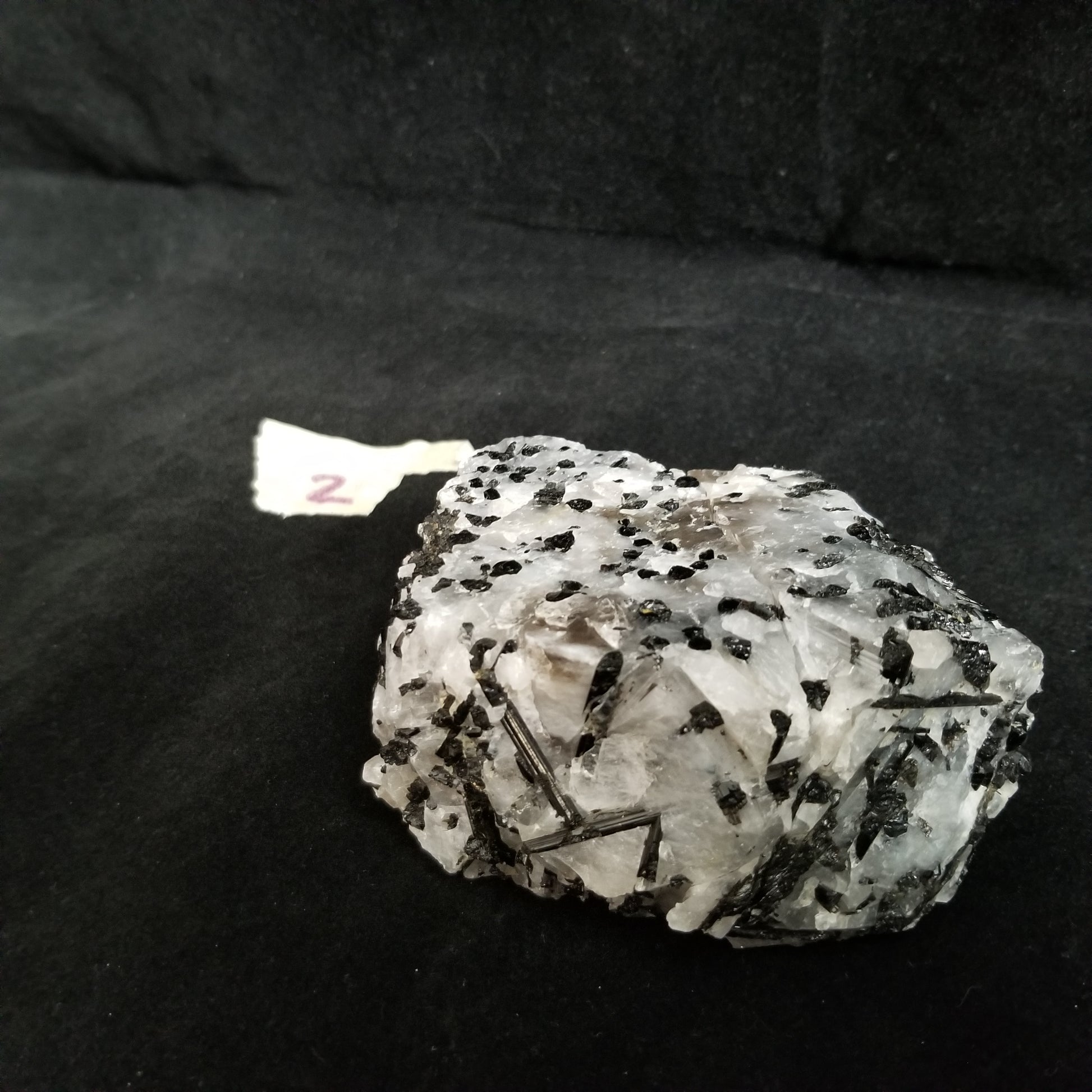 Black Tourmaline Tourmalinated Quartz Raw Healing Crystal Stone Enlightenment 530g (BTQ2) Simply CBD LLC