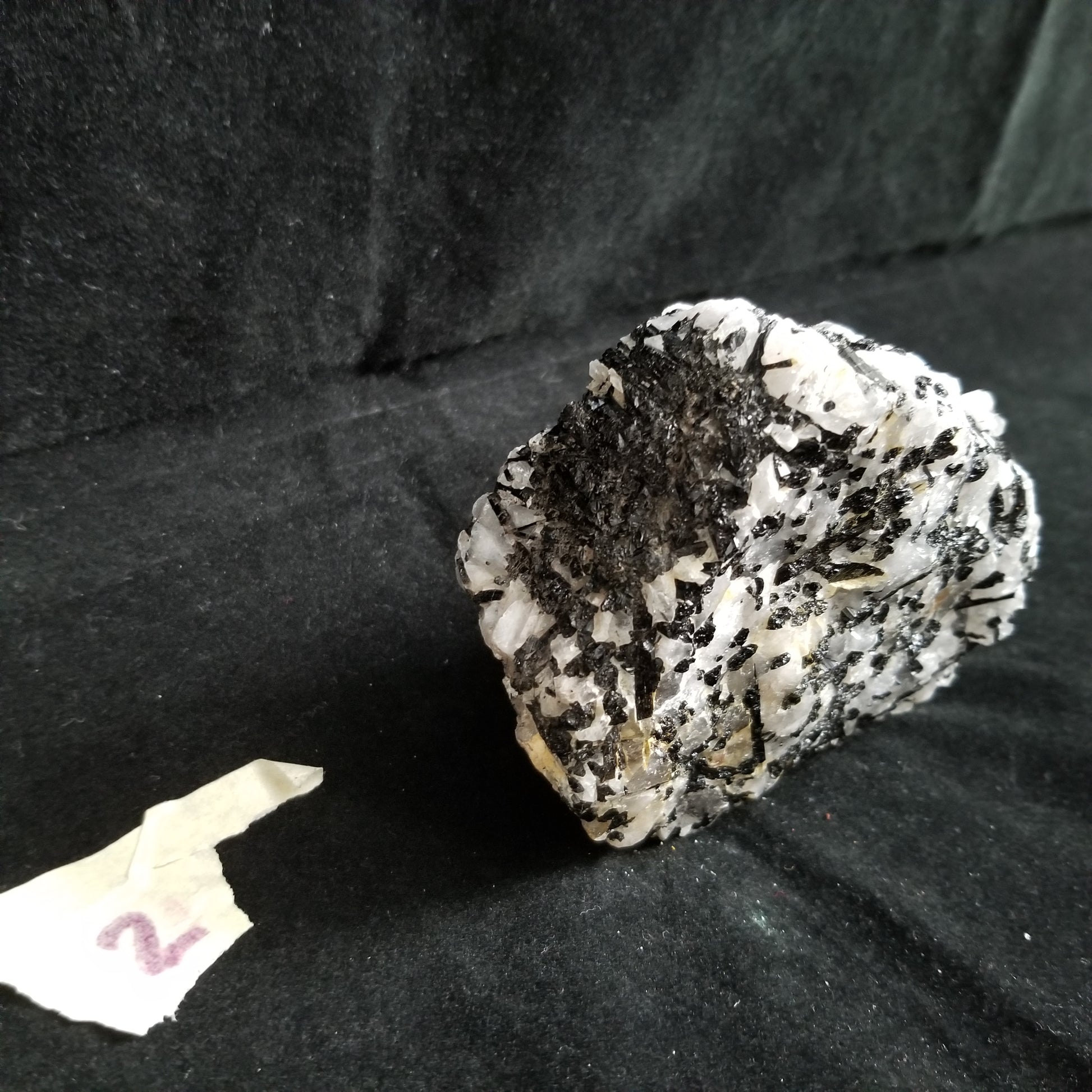 Black Tourmaline Tourmalinated Quartz Raw Healing Crystal Stone Enlightenment 530g (BTQ2) Simply CBD LLC