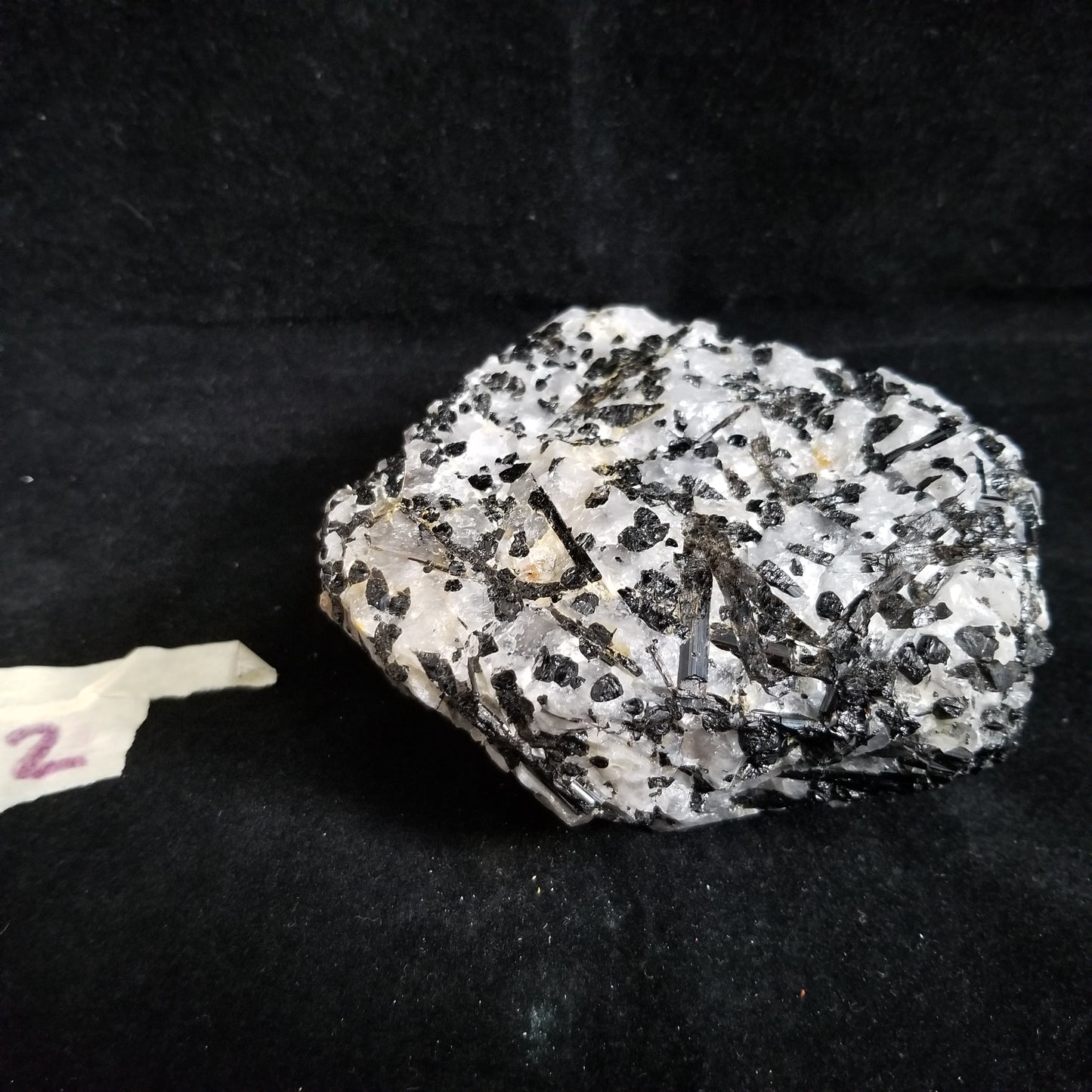 Black Tourmaline Tourmalinated Quartz Raw Healing Crystal Stone Enlightenment 530g (BTQ2) Simply CBD LLC