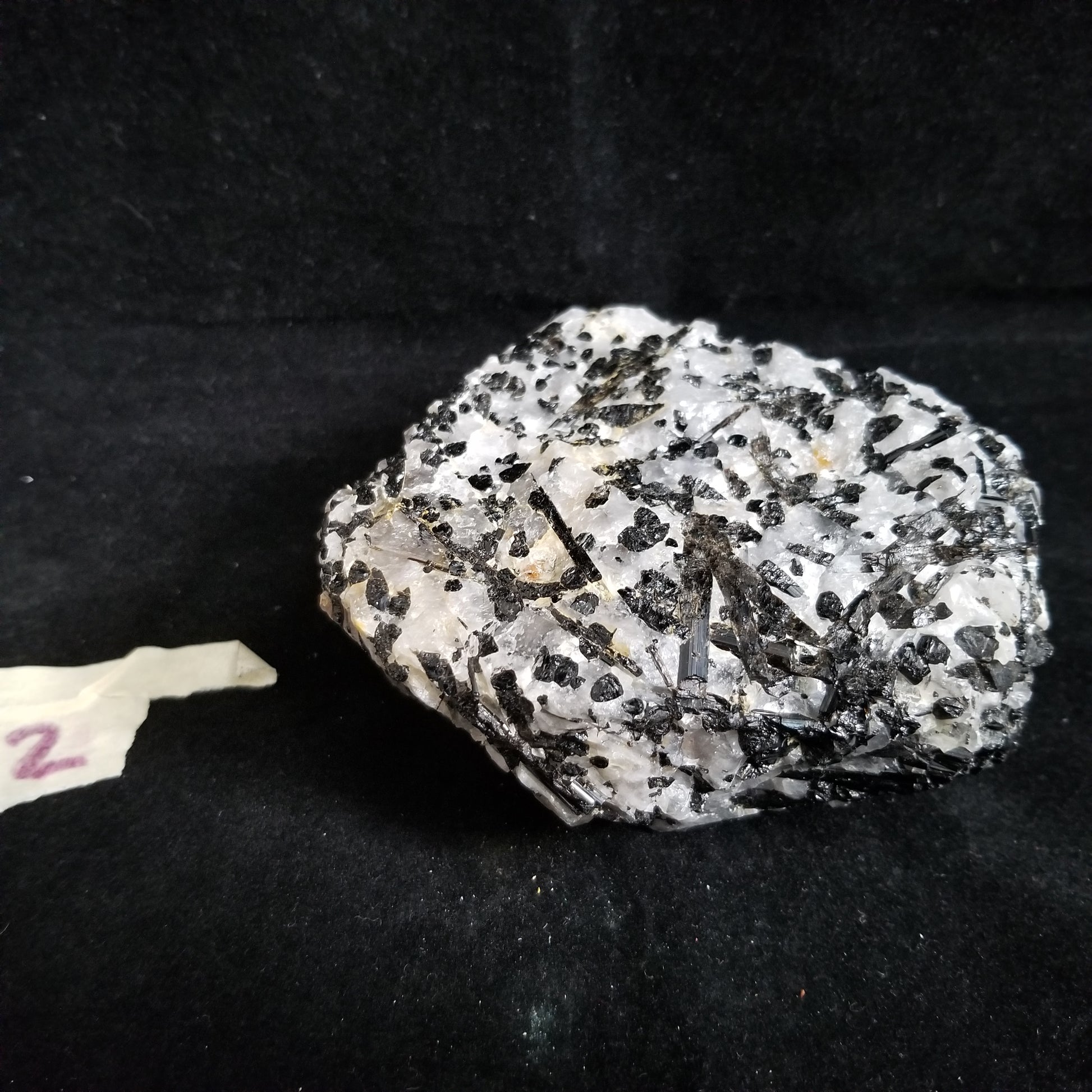 Black Tourmaline Tourmalinated Quartz Raw Healing Crystal Stone Enlightenment 530g (BTQ2) Simply CBD LLC