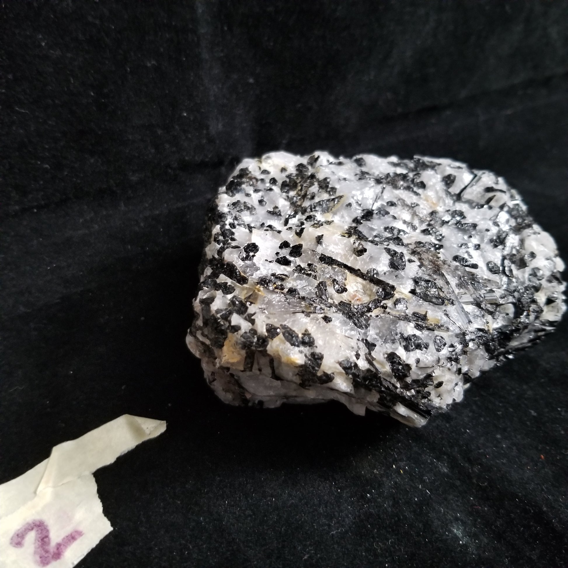Black Tourmaline Tourmalinated Quartz Raw Healing Crystal Stone Enlightenment 530g (BTQ2) Simply CBD LLC