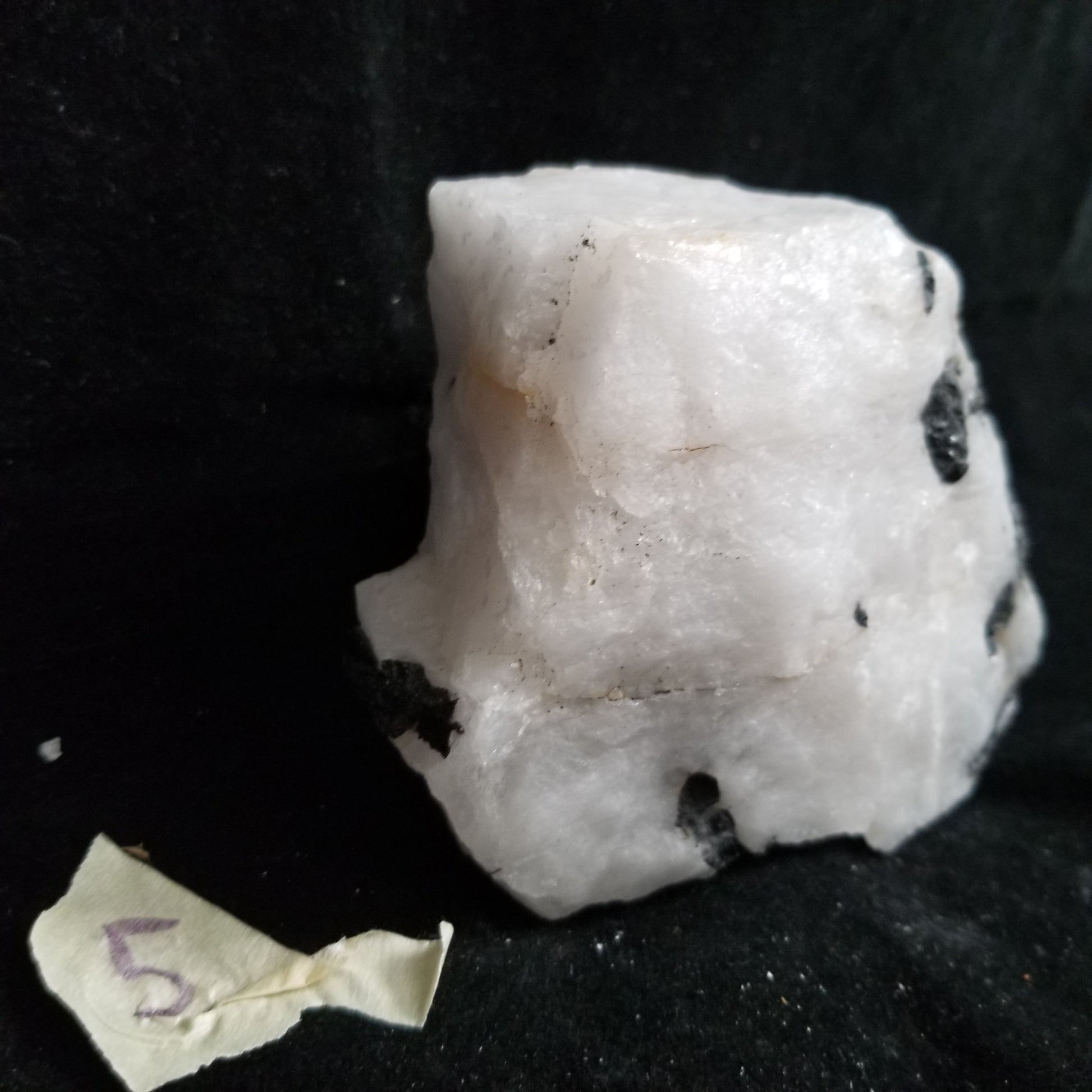 Black Tourmaline Tourmalinated Quartz Raw Healing Crystal Stone Enlightenment 745g (BTQ5) Simply CBD LLC
