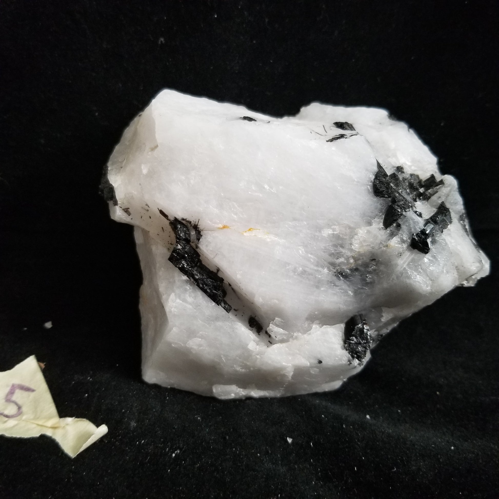 Black Tourmaline Tourmalinated Quartz Raw Healing Crystal Stone Enlightenment 745g (BTQ5) Simply CBD LLC