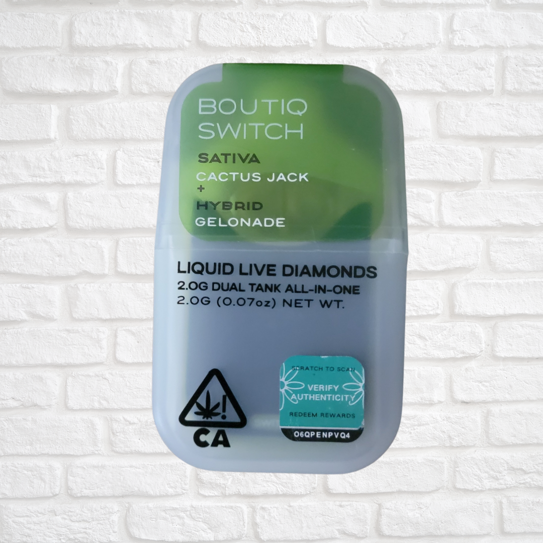 Boutiq Switch Liquid Live Diamonds Simply CBD LLC