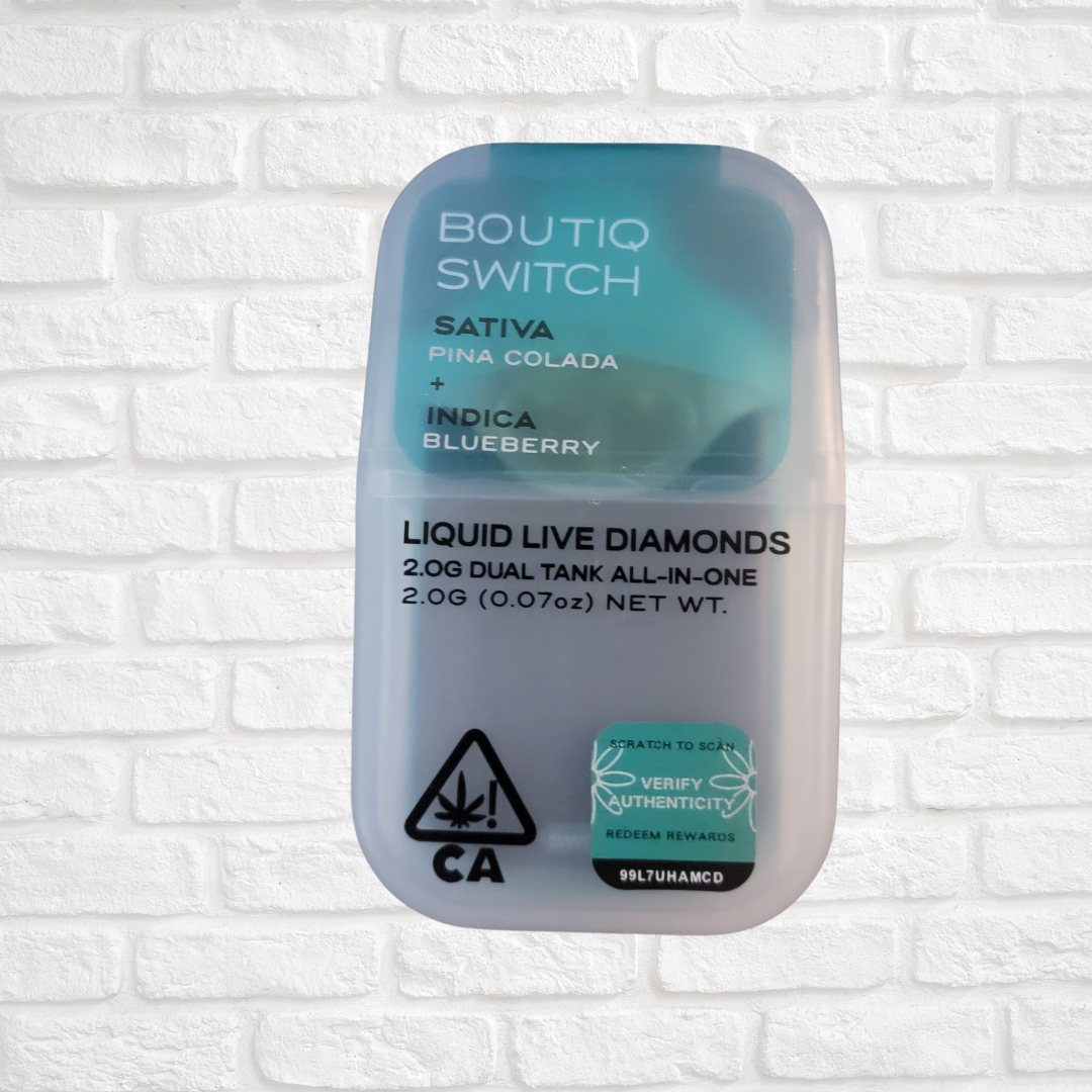 Boutiq Switch Liquid Live Diamonds Simply CBD LLC