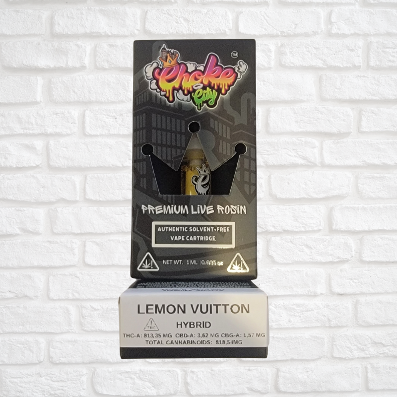 Choke City Vape Cartridges (1 Gram) Premium Live Rosin Simply CBD LLC