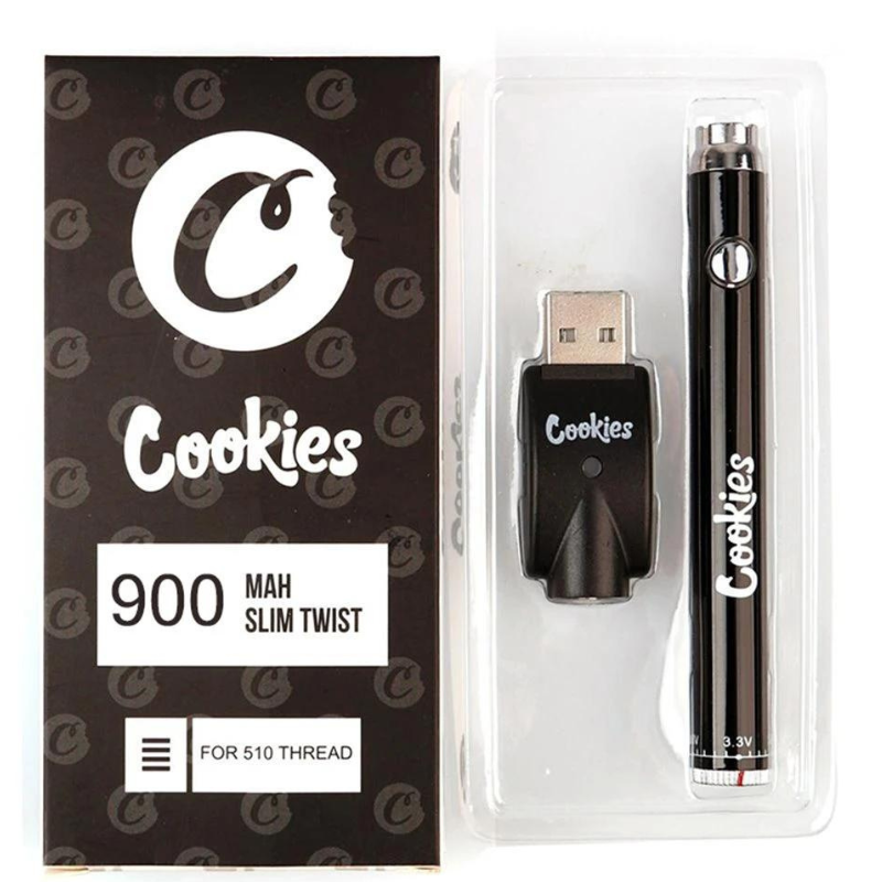 Cookies Slim Twist 900 Mah Battery with Charger Simply CBD LLC