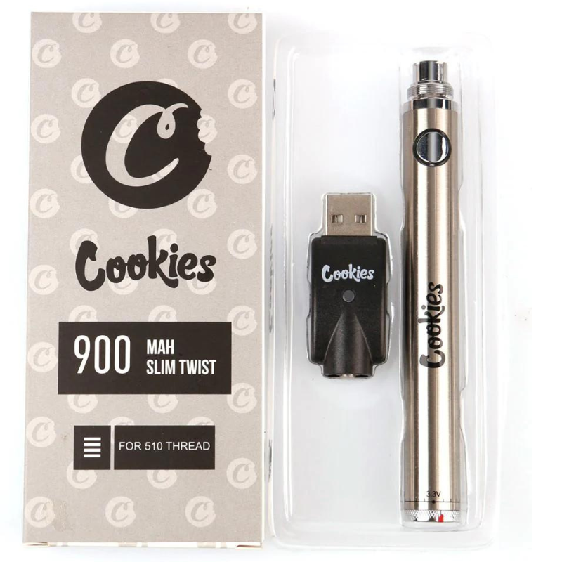 Cookies Slim Twist 900 Mah Battery with Charger Simply CBD LLC