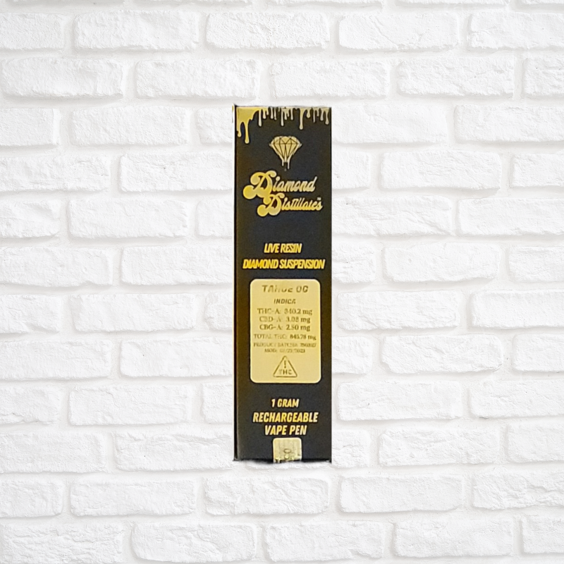 Diamond Distillate Live Resin 1 Gram Pen Simply CBD LLC
