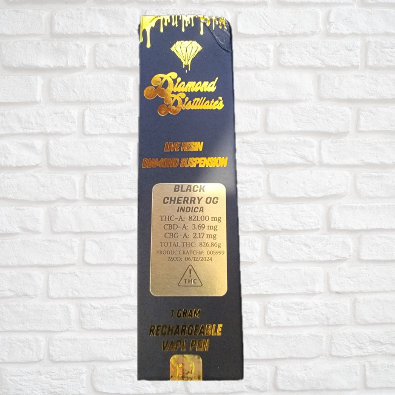 Diamond Distillate Live Resin 1 Gram Pen Simply CBD LLC