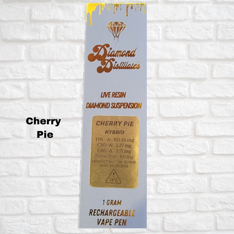 Diamond Distillate Live Resin 1 Gram Pen Simply CBD LLC