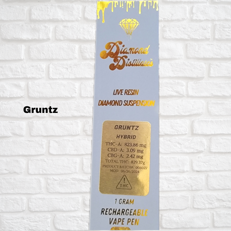 Diamond Distillate Live Resin 1 Gram Pen Simply CBD LLC