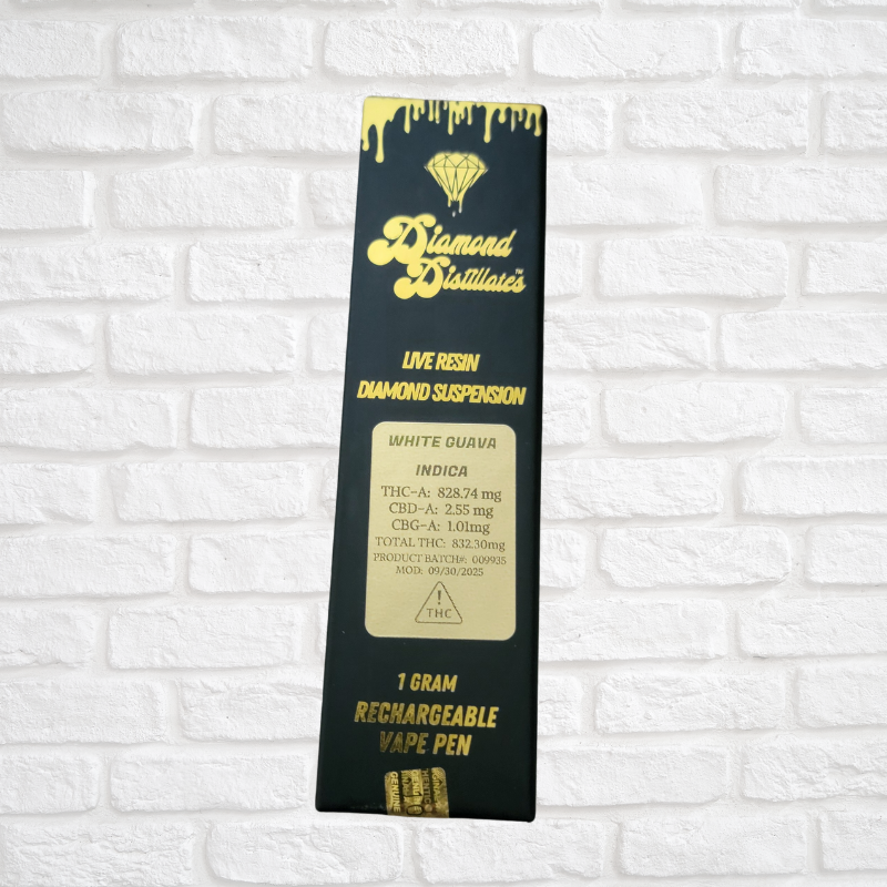 Diamond Distillate Live Resin 1 Gram Pen Simply CBD LLC