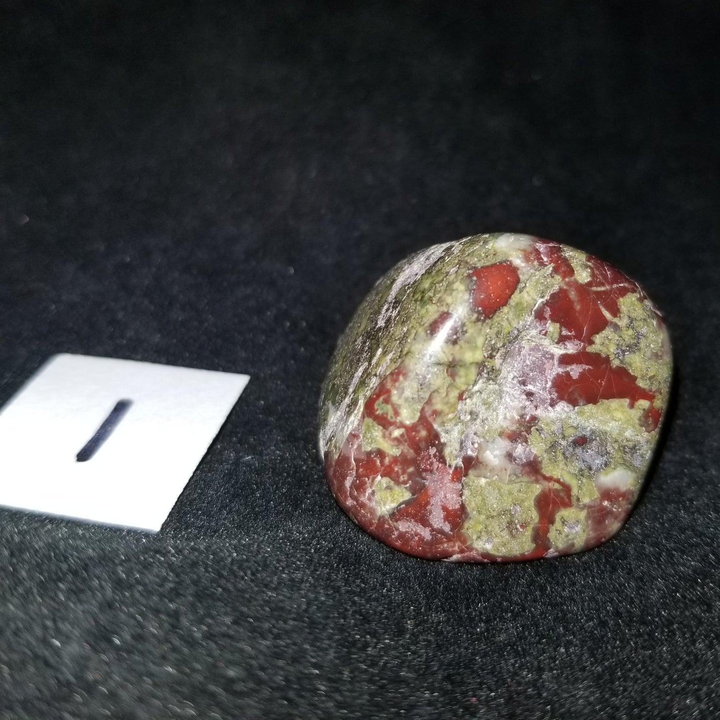 Dragon Bloodstone Tumbled Polished Stone Jasper 40grams Courage Vitality (DRBL1) Simply CBD LLC