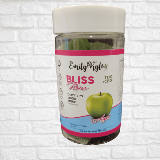 Emily Kyle Bliss Micro Gummies THC + CBD Apple Simply CBD LLC