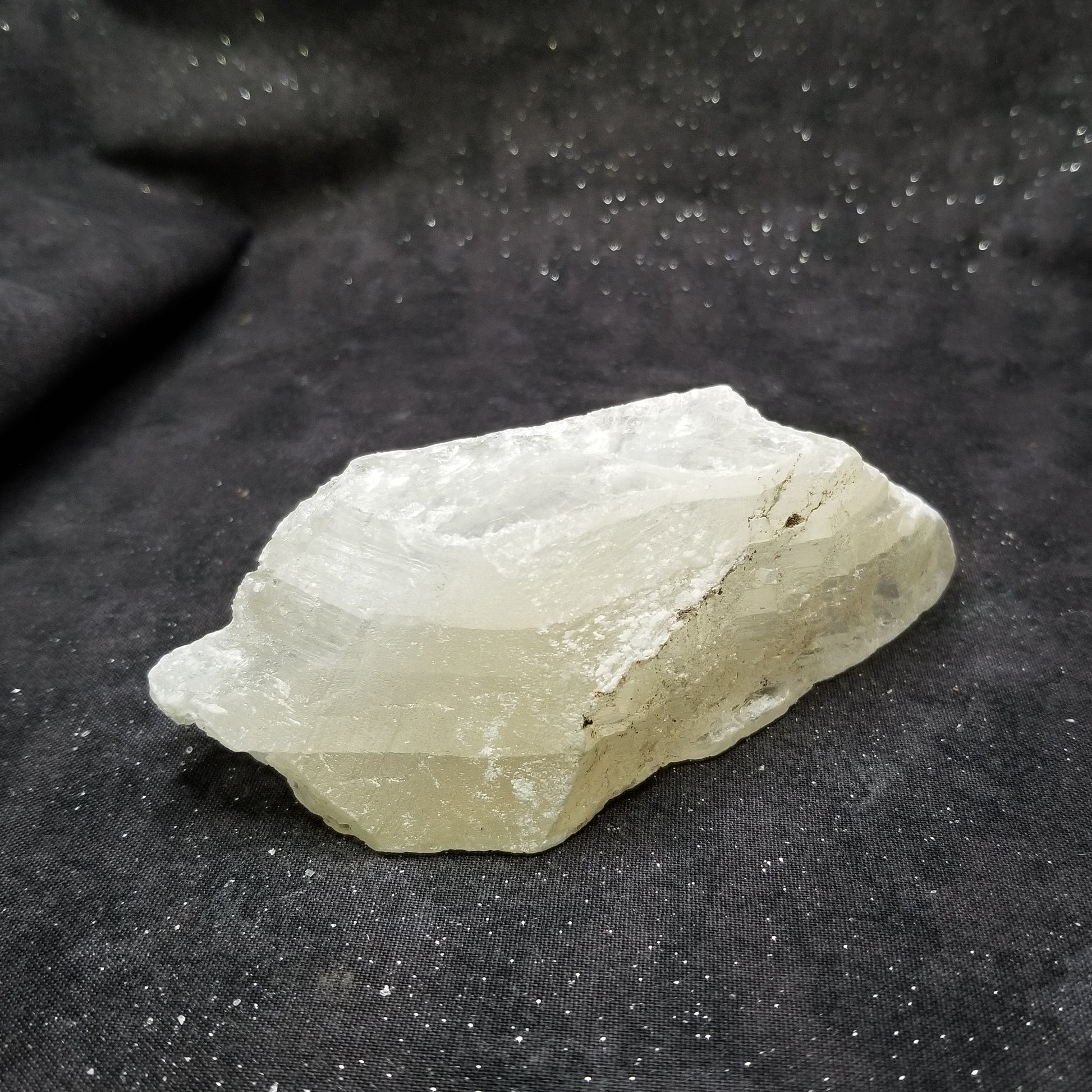 Golden Phantom Selenite Quartz Rare Raw Natural Crystal Stone Empowerment 220g (GPS3) Simply CBD LLC