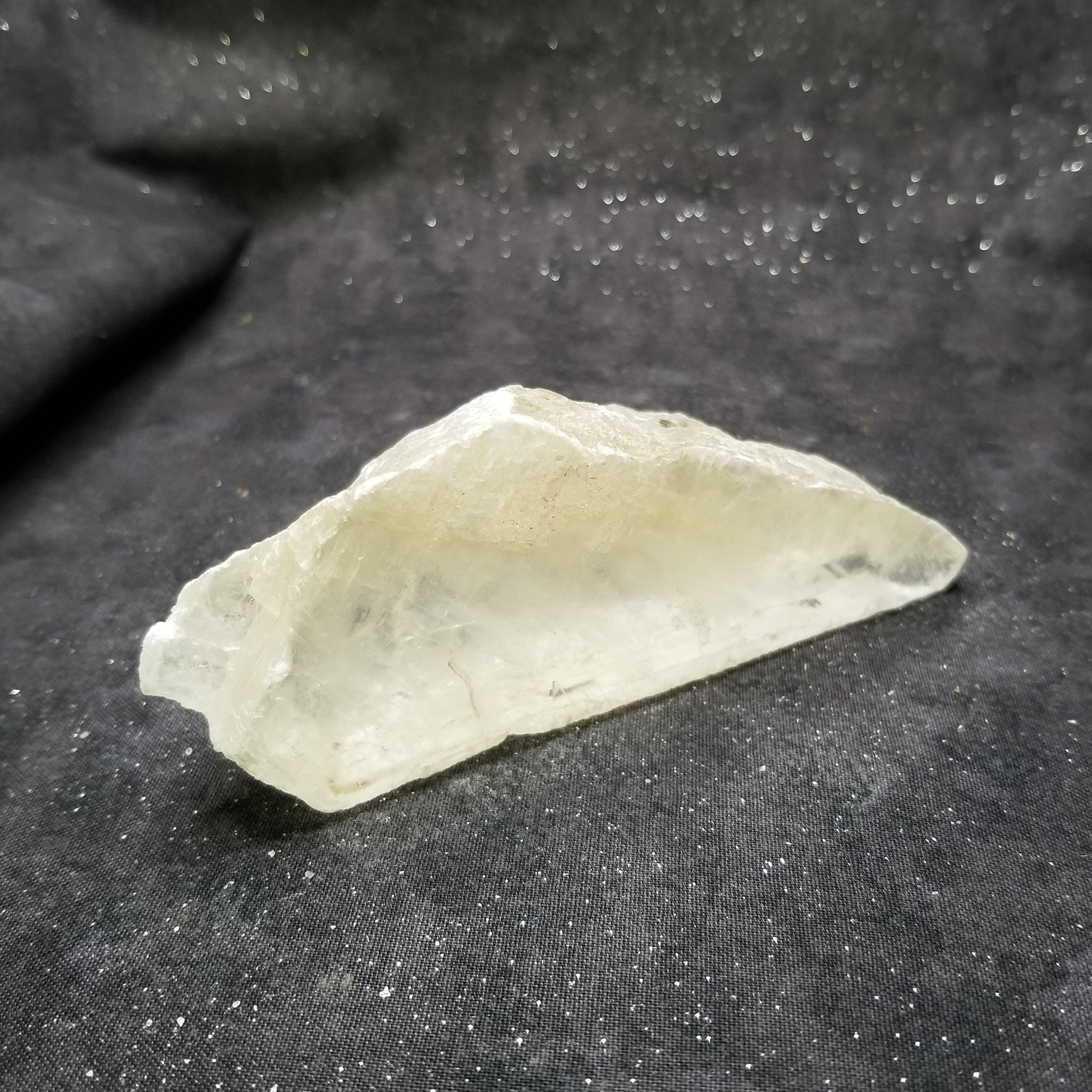 Golden Phantom Selenite Quartz Rare Raw Natural Crystal Stone Empowerment 220g (GPS3) Simply CBD LLC
