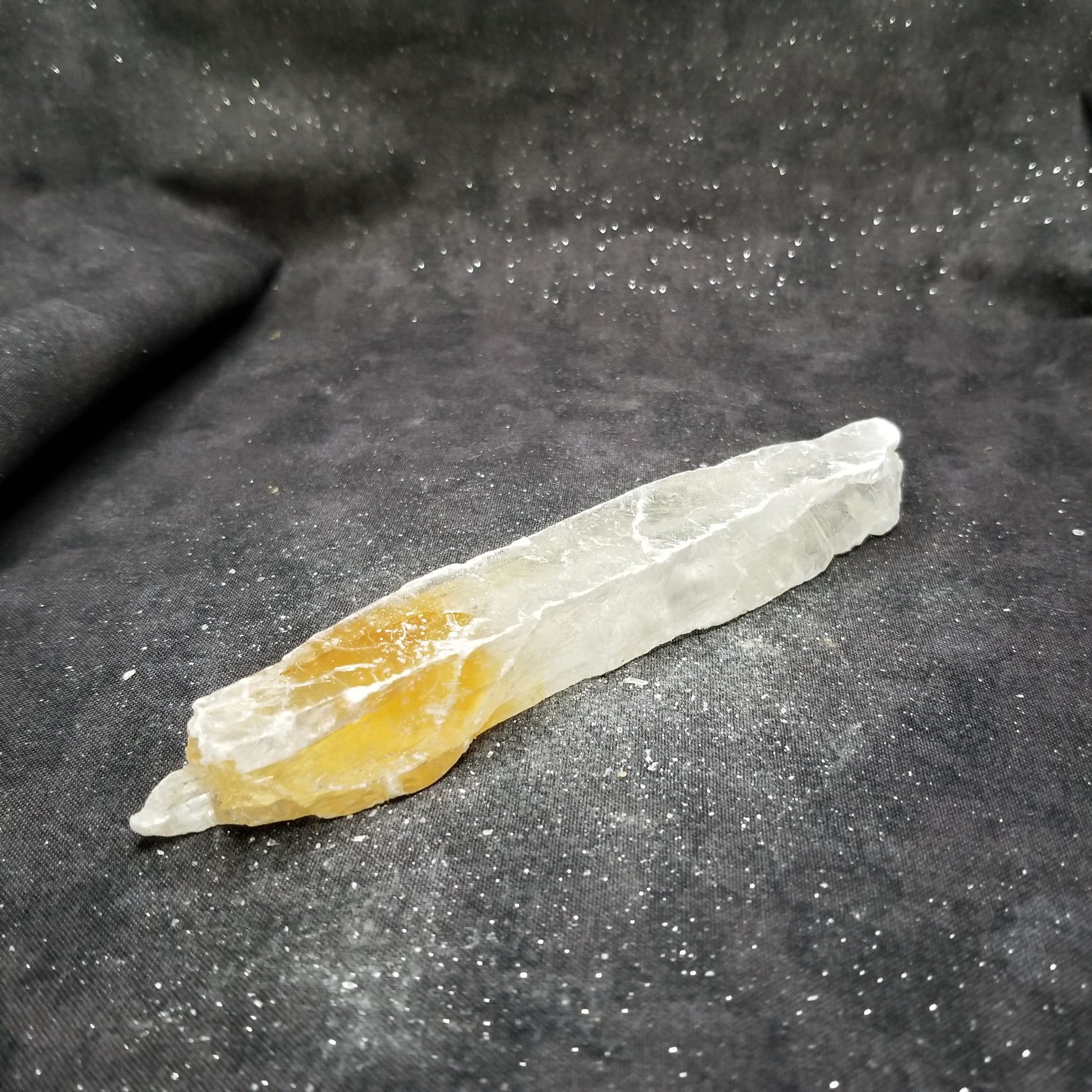 Golden Phantom Selenite Quartz Raw Rare Natural Crystal Stone Empowerment 80g (GPS11) Simply CBD LLC