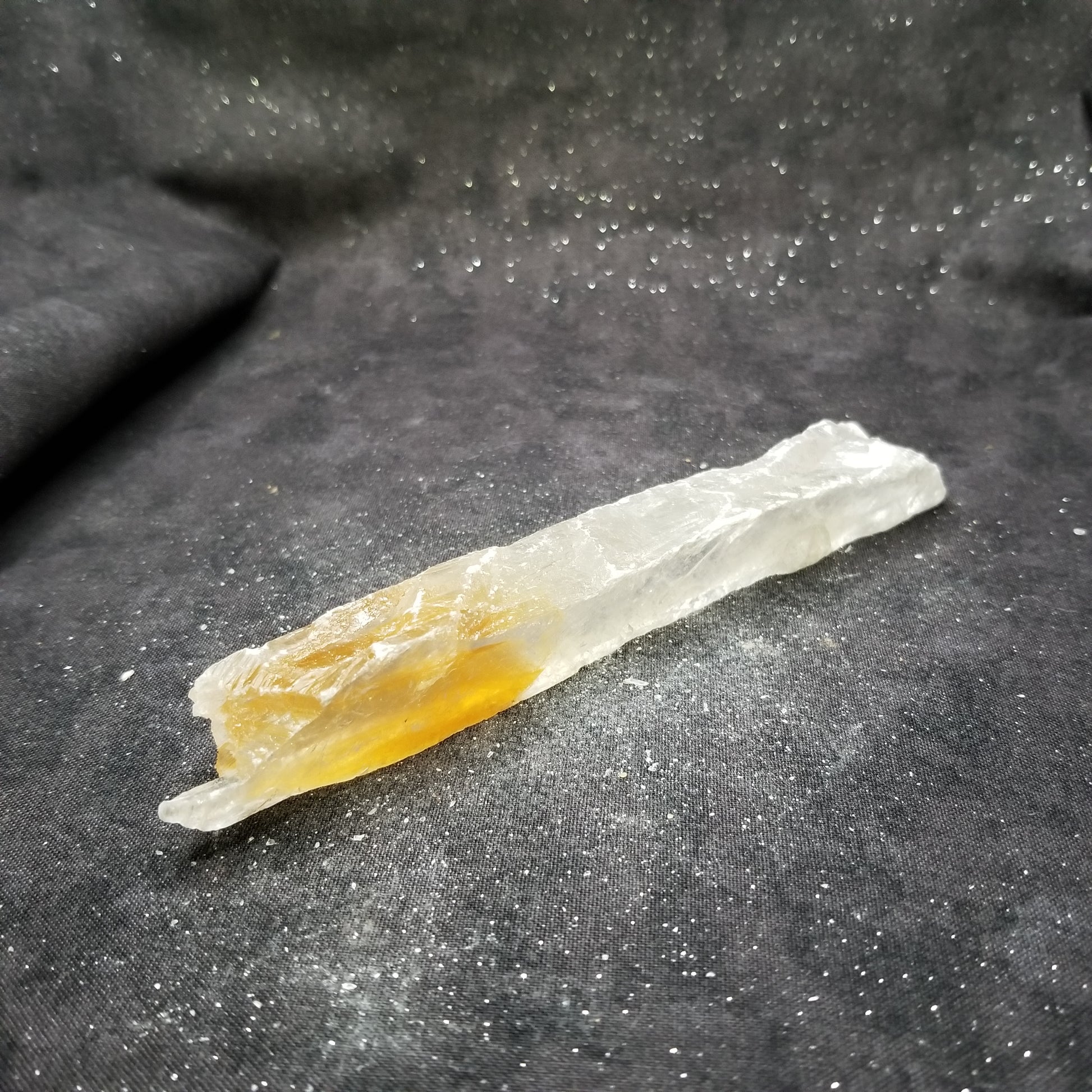 Golden Phantom Selenite Quartz Raw Rare Natural Crystal Stone Empowerment 80g (GPS11) Simply CBD LLC