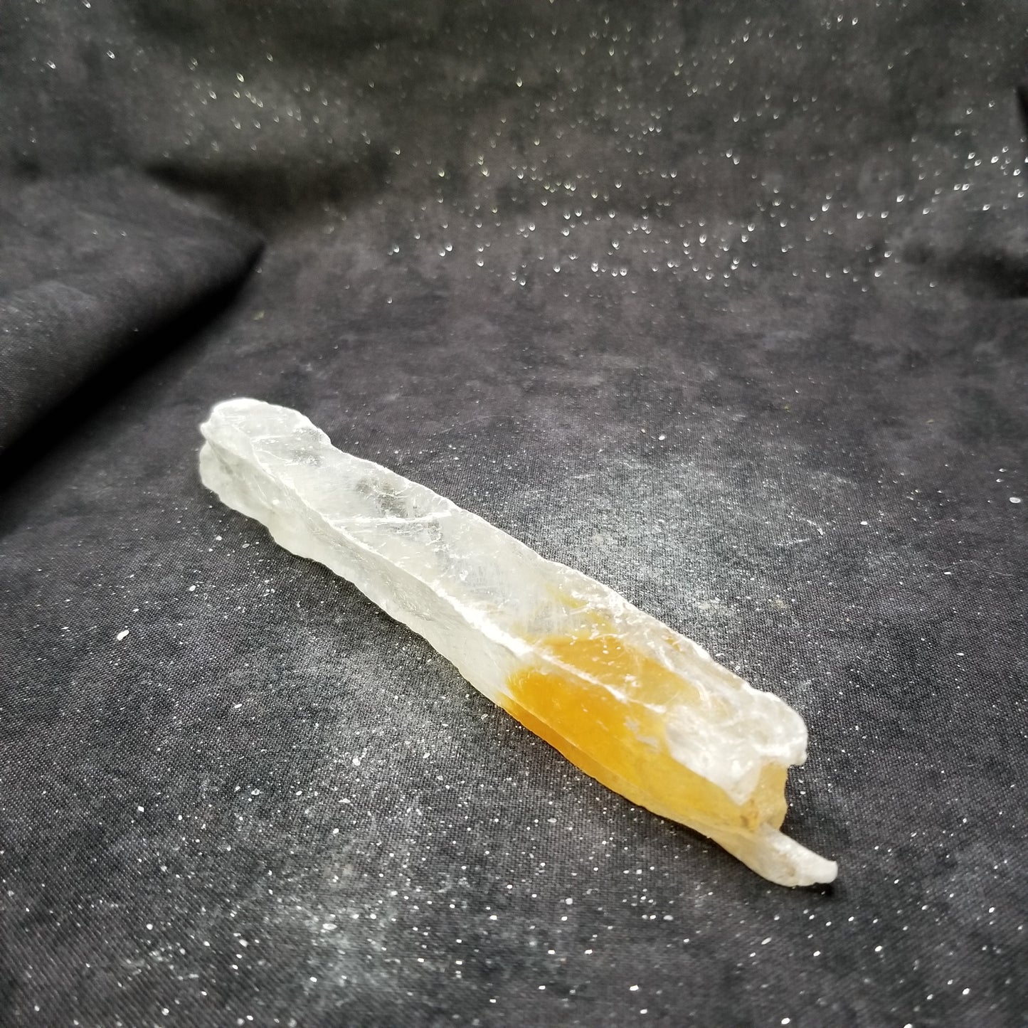Golden Phantom Selenite Quartz Raw Rare Natural Crystal Stone Empowerment 80g (GPS11) Simply CBD LLC