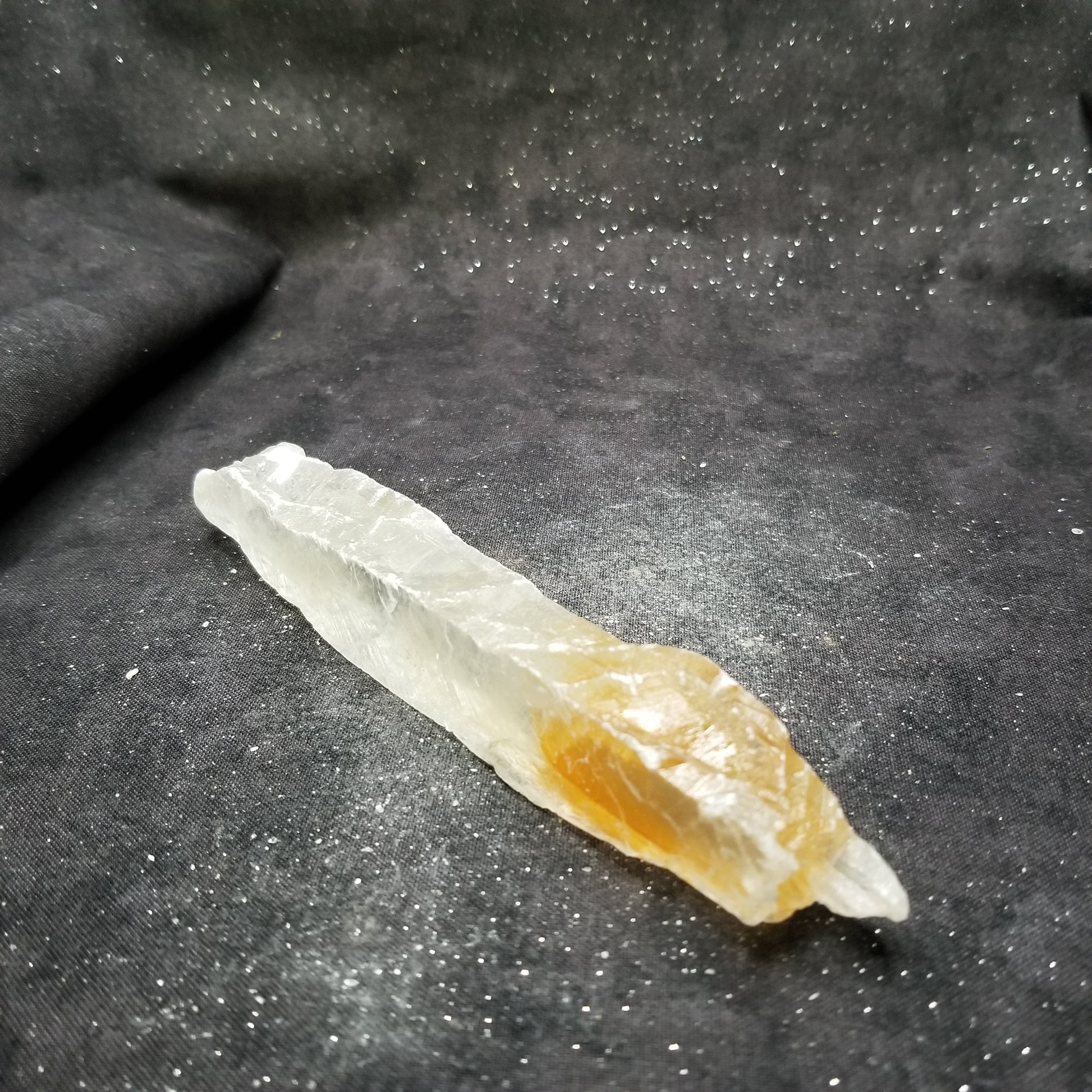 Golden Phantom Selenite Quartz Raw Rare Natural Crystal Stone Empowerment 80g (GPS11) Simply CBD LLC