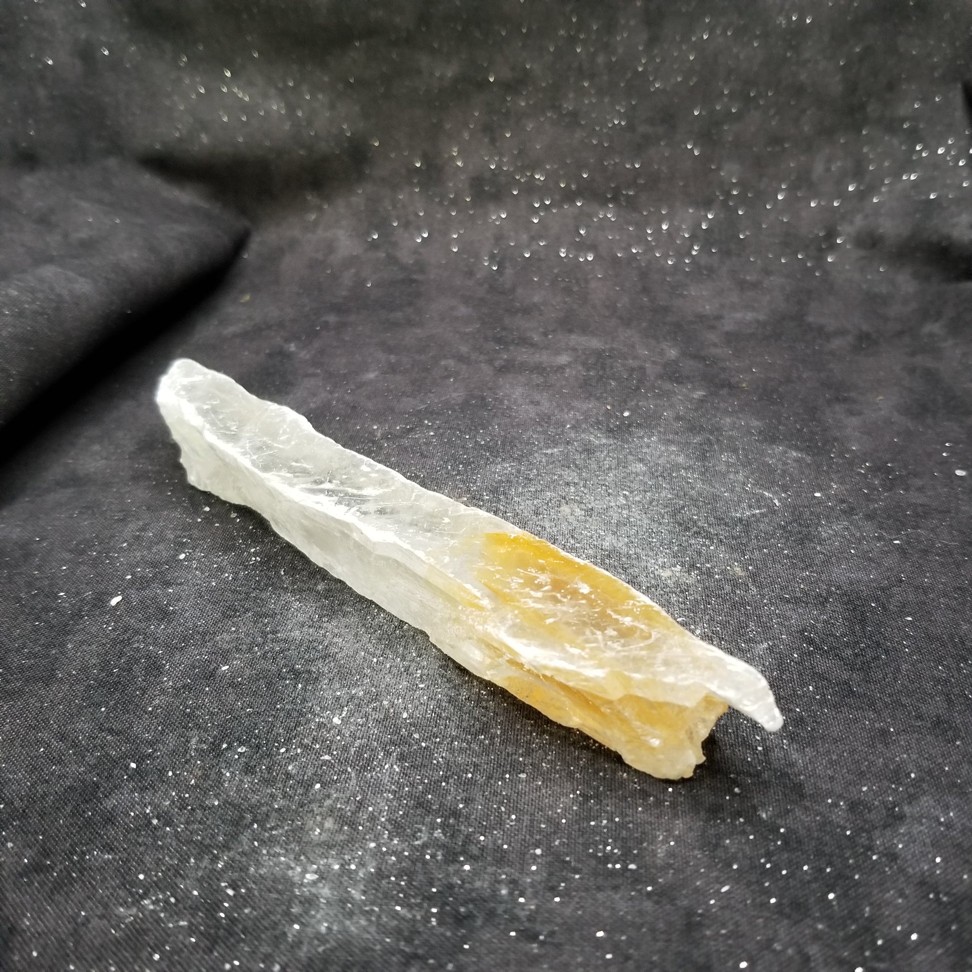 Golden Phantom Selenite Quartz Raw Rare Natural Crystal Stone Empowerment 80g (GPS11) Simply CBD LLC
