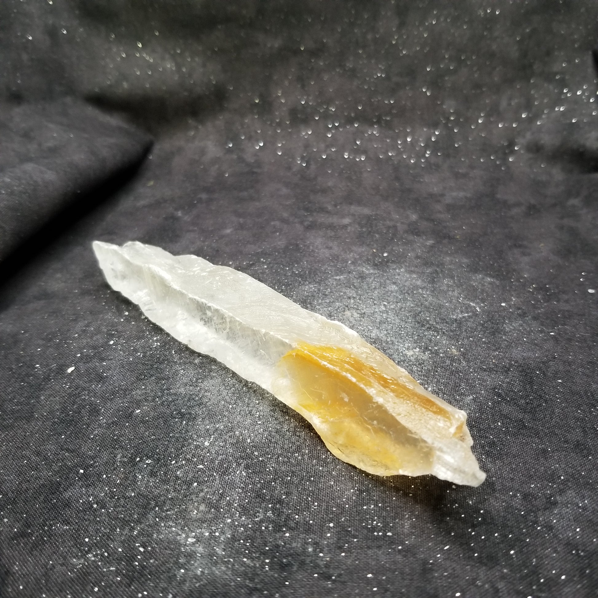 Golden Phantom Selenite Quartz Raw Rare Natural Crystal Stone Empowerment 80g (GPS11) Simply CBD LLC