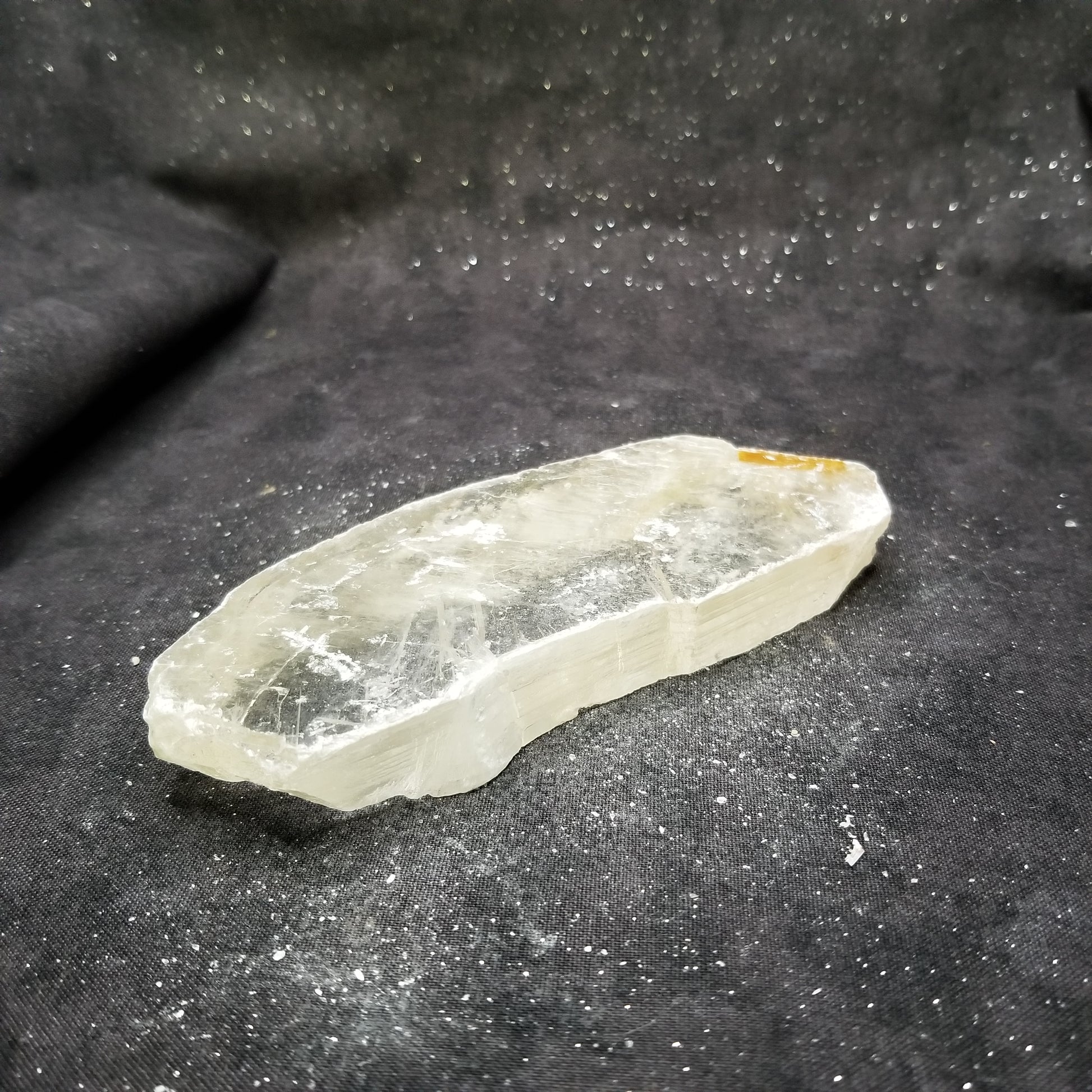 Golden Phantom Selenite Quartz Raw Rare Natural Crystal Stone Empowerment 155g (GPS14) Simply CBD LLC