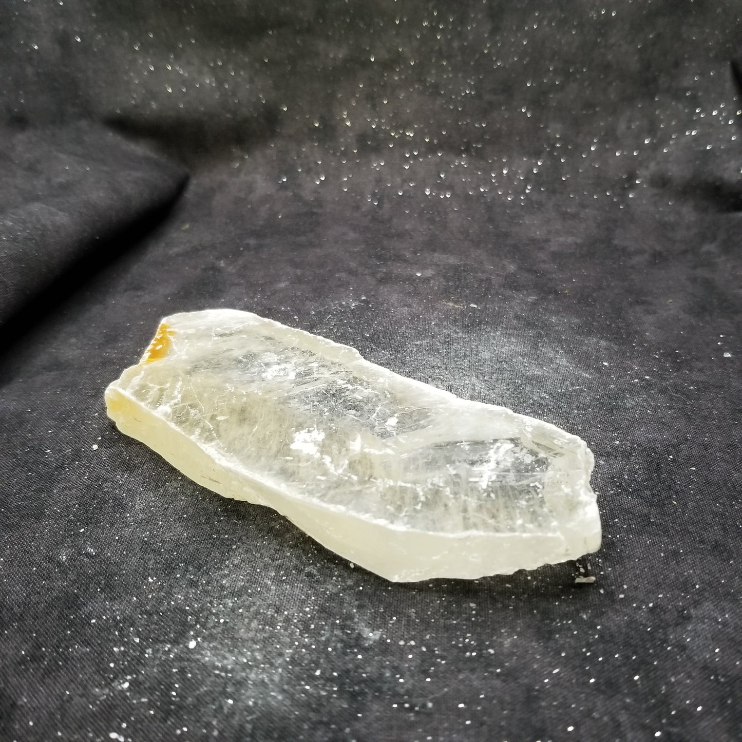 Golden Phantom Selenite Quartz Raw Rare Natural Crystal Stone Empowerment 155g (GPS14) Simply CBD LLC