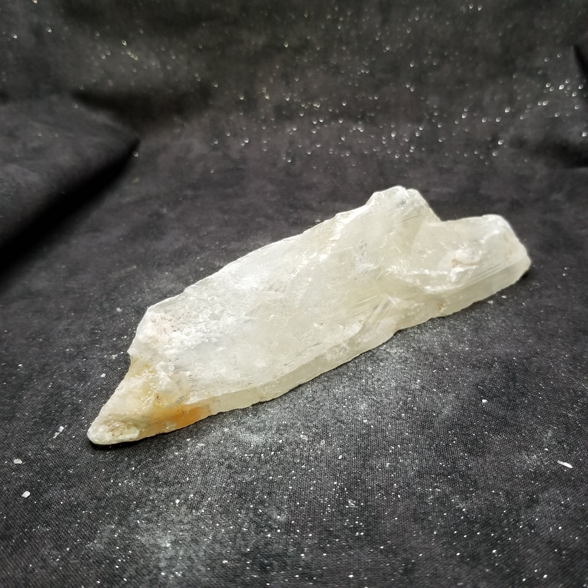 Golden Phantom Selenite Quartz Rare Raw Natural Crystal Stone Empowerment 190g (GPS21) Simply CBD LLC