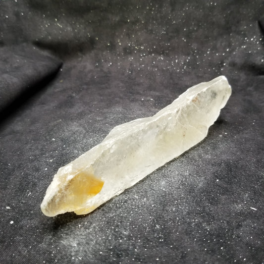 Golden Phantom Selenite Quartz Rare Raw Natural Crystal Stone Empowerment 190g (GPS21) Simply CBD LLC