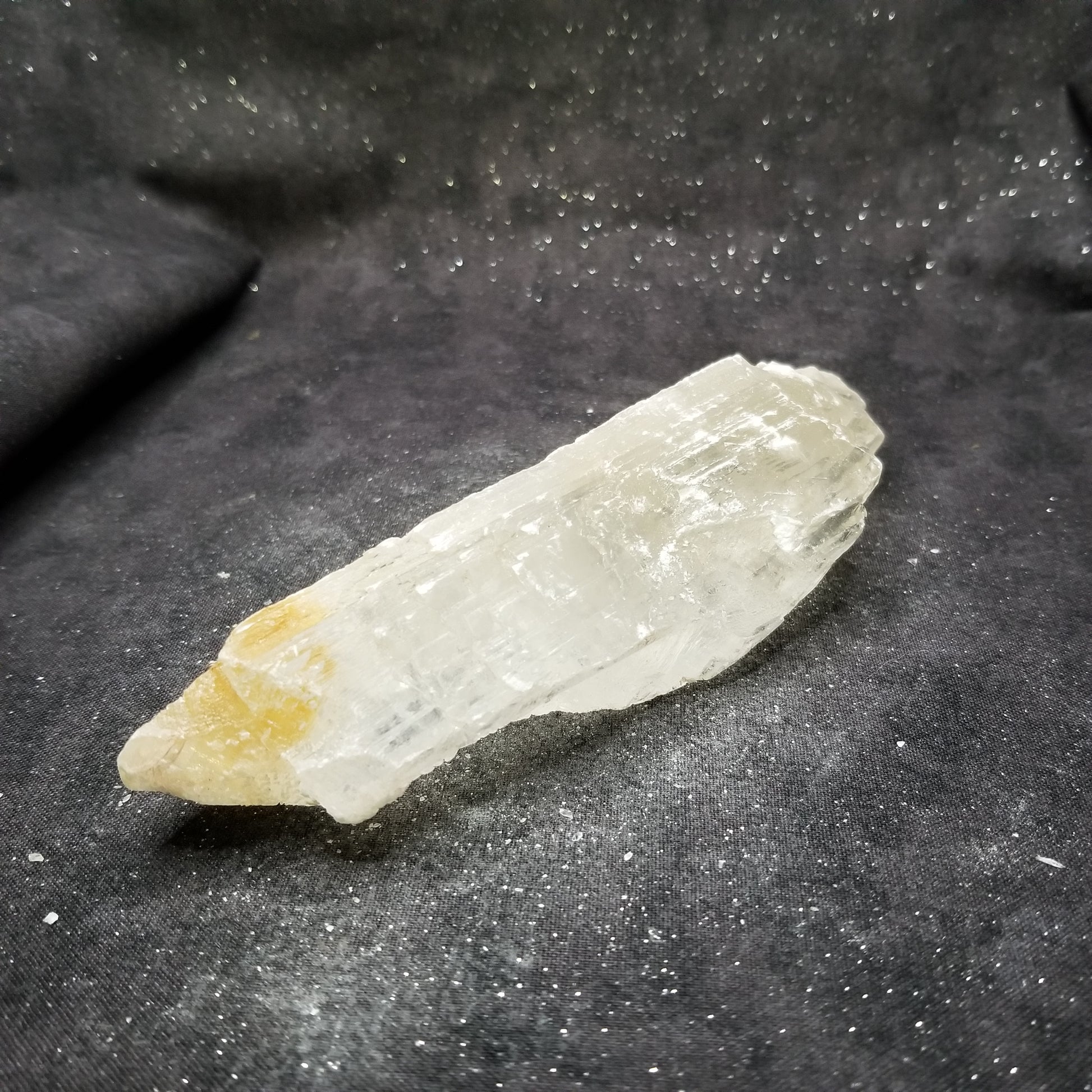 Golden Phantom Selenite Quartz Rare Raw Natural Crystal Stone Empowerment 190g (GPS21) Simply CBD LLC