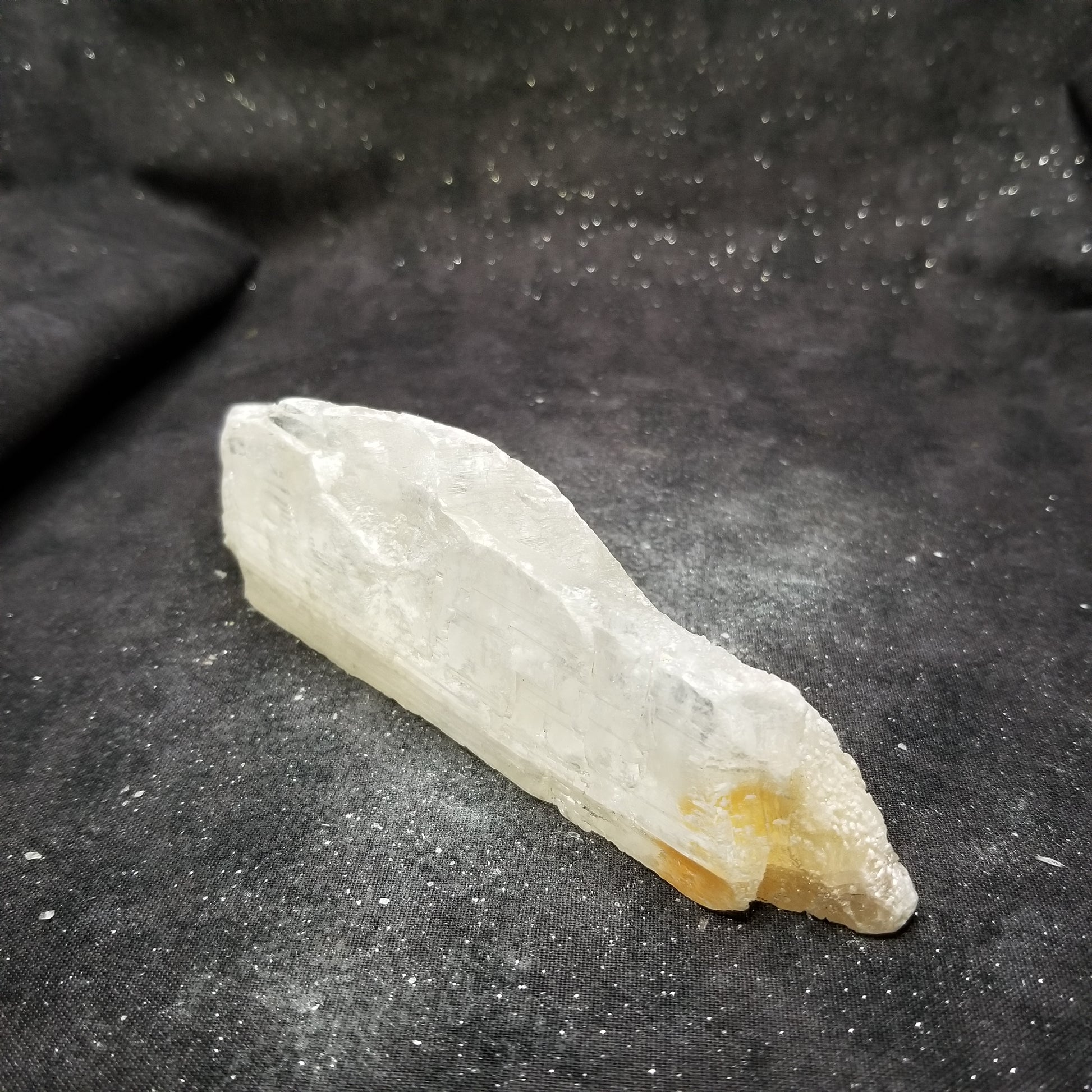 Golden Phantom Selenite Quartz Rare Raw Natural Crystal Stone Empowerment 190g (GPS21) Simply CBD LLC