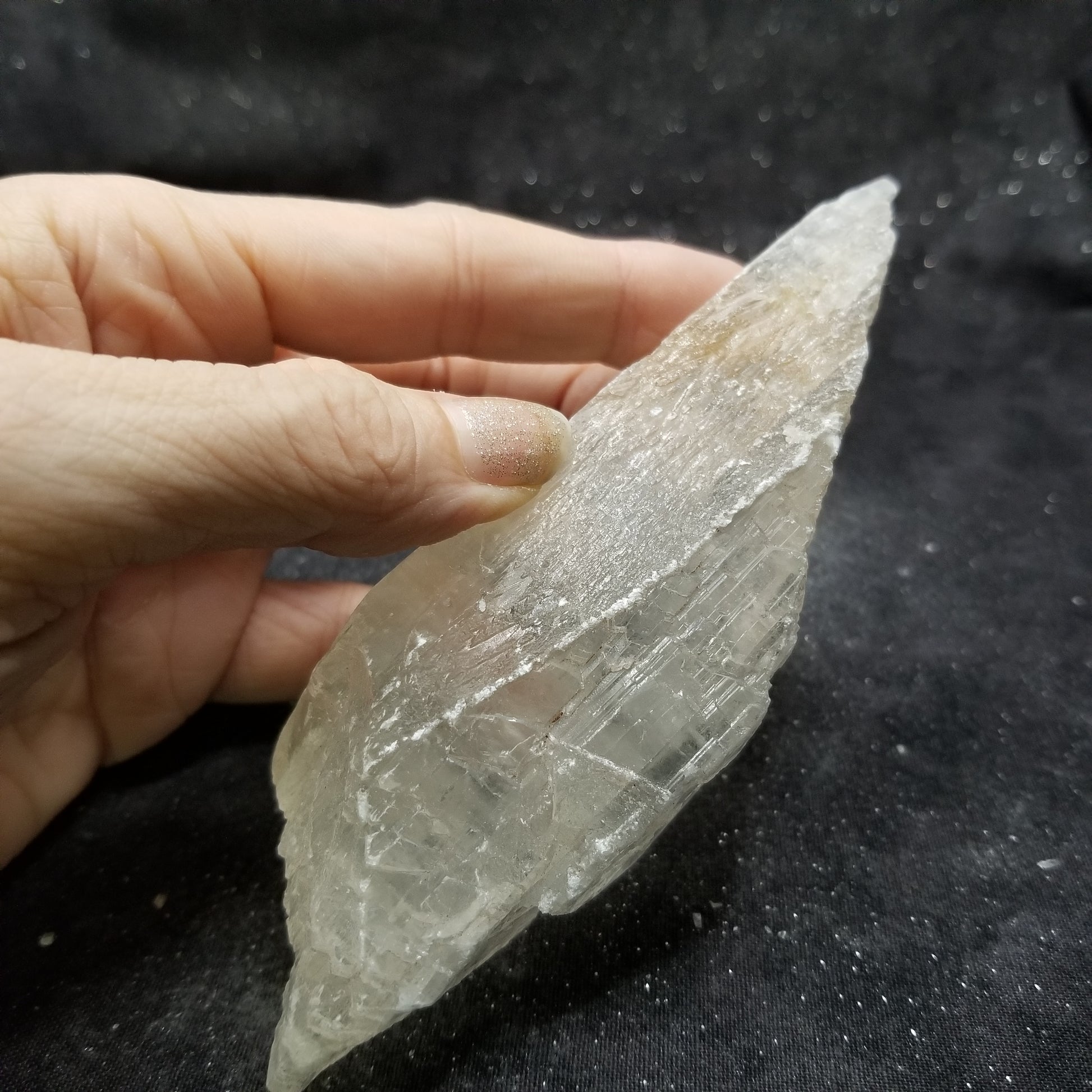 Golden Phantom Selenite Quartz Raw Rare Natural Crystal Stone Empowerment 155g (GPS22) Simply CBD LLC