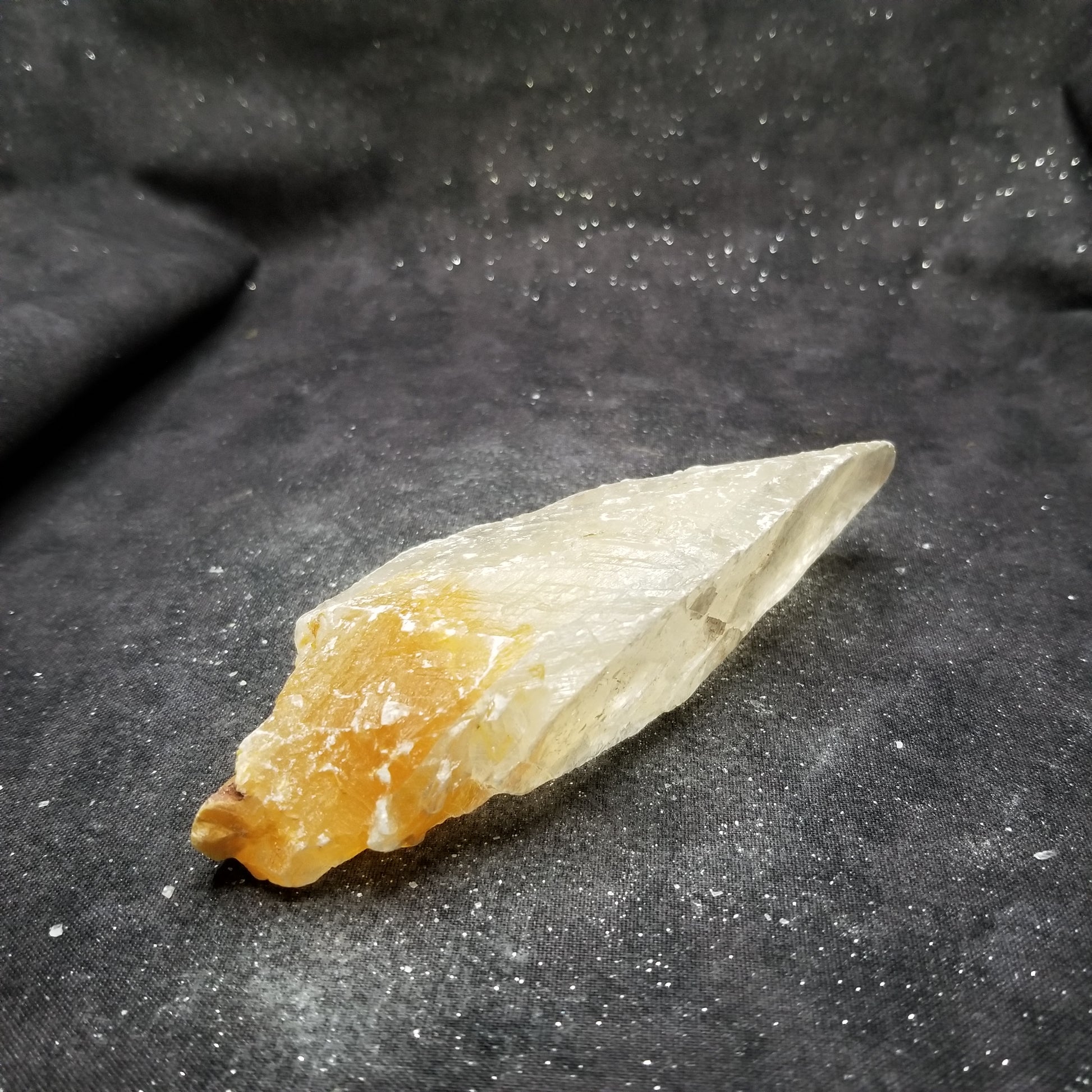 Golden Phantom Selenite Quartz Raw Rare Natural Crystal Stone Empowerment 150g (GPS23) Simply CBD LLC