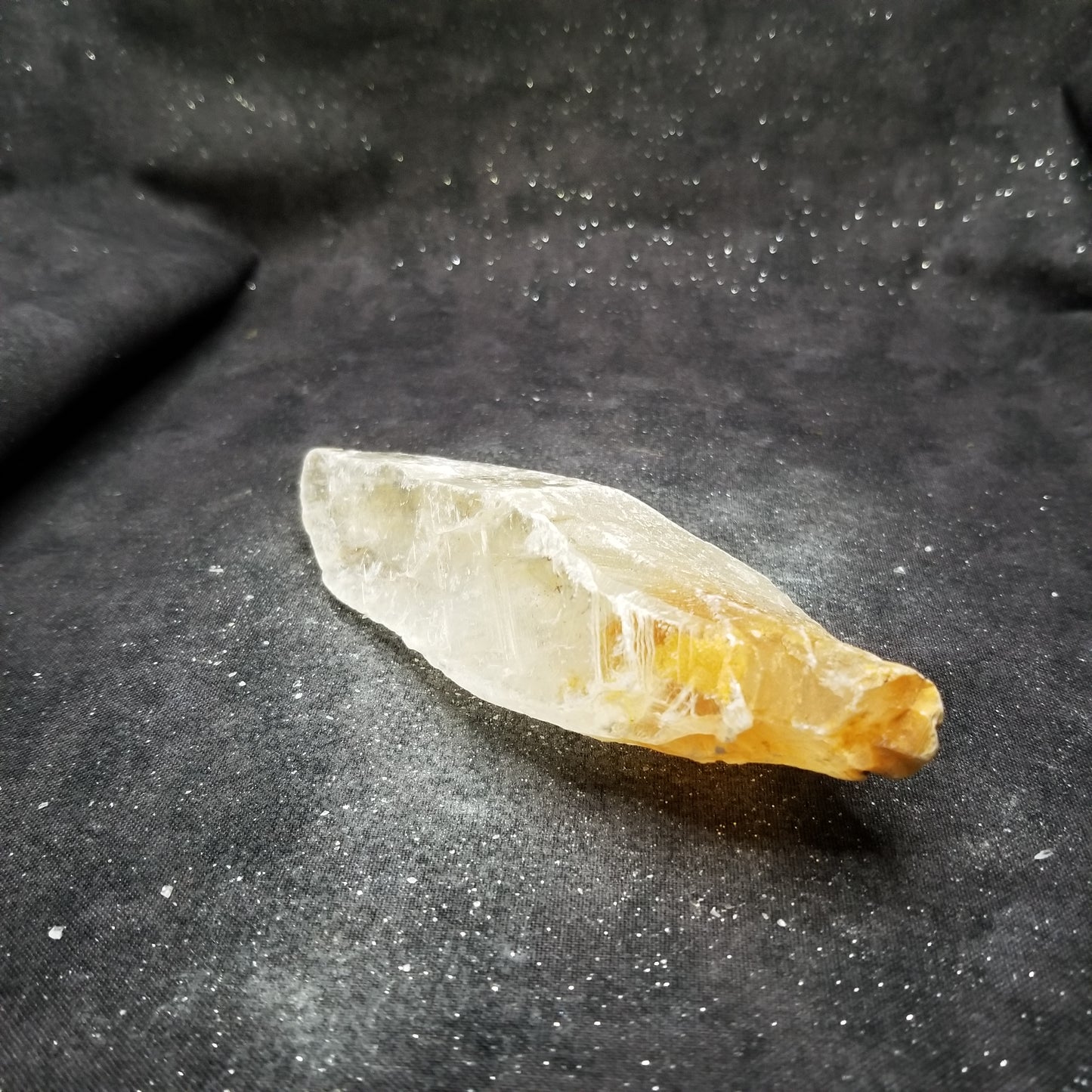 Golden Phantom Selenite Quartz Raw Rare Natural Crystal Stone Empowerment 150g (GPS23) Simply CBD LLC