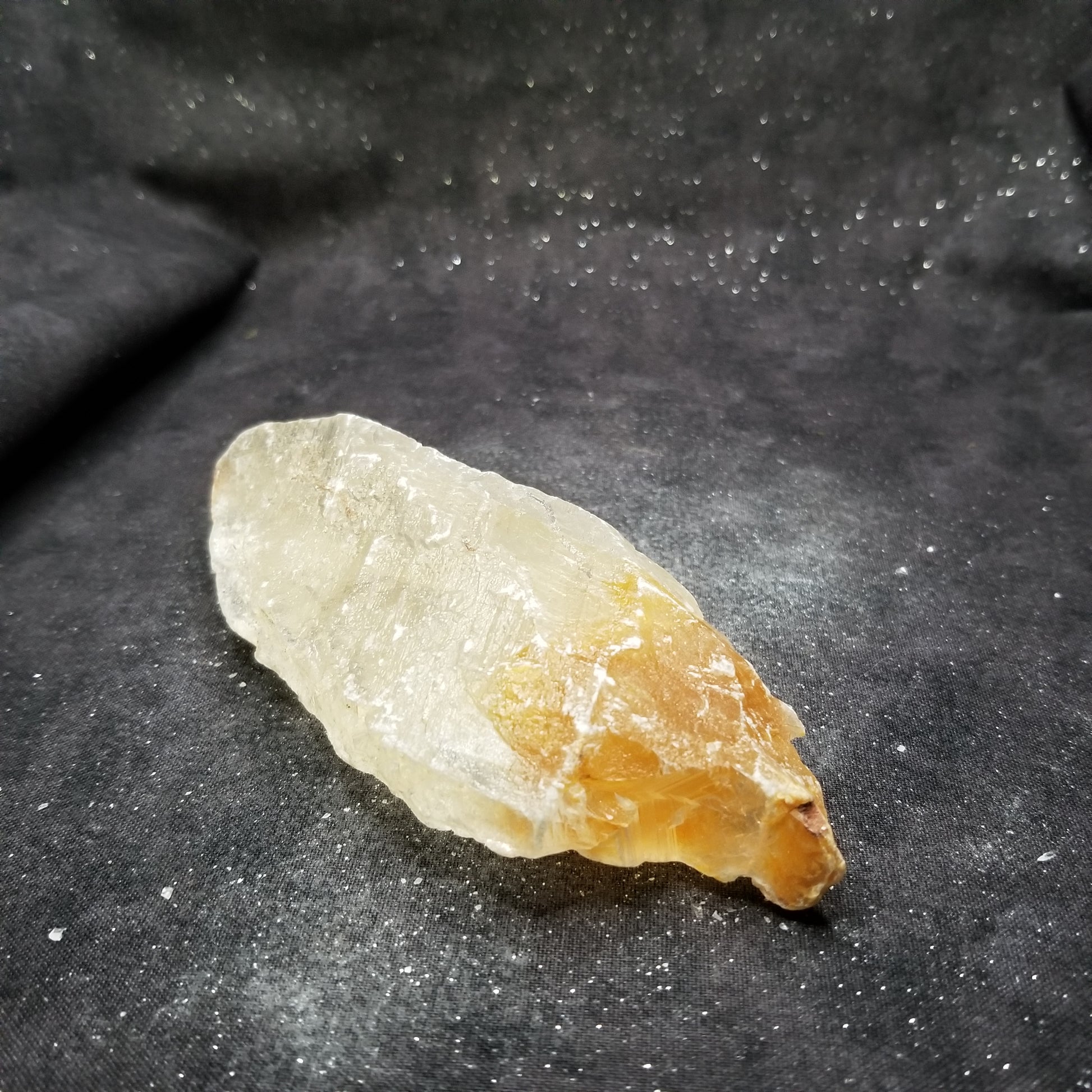 Golden Phantom Selenite Quartz Raw Rare Natural Crystal Stone Empowerment 150g (GPS23) Simply CBD LLC